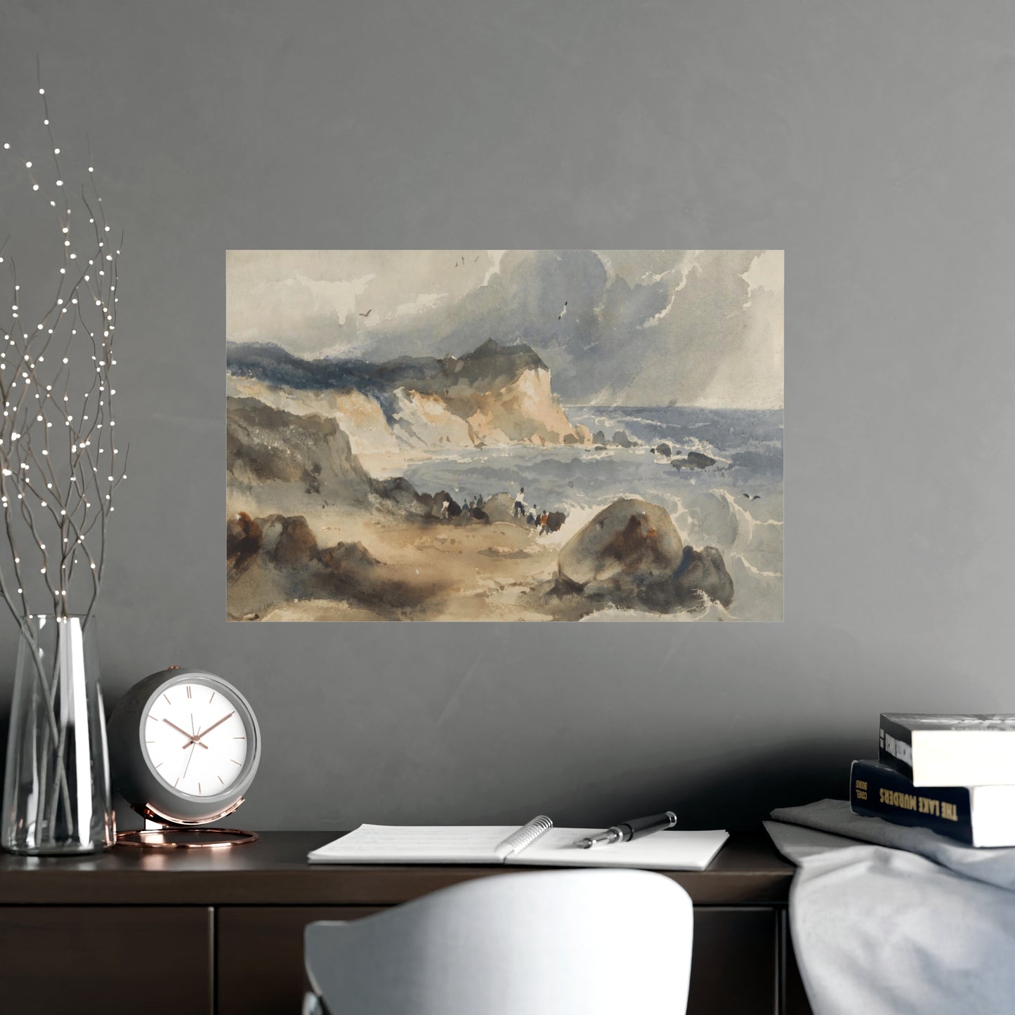 A Coastal Scene Print