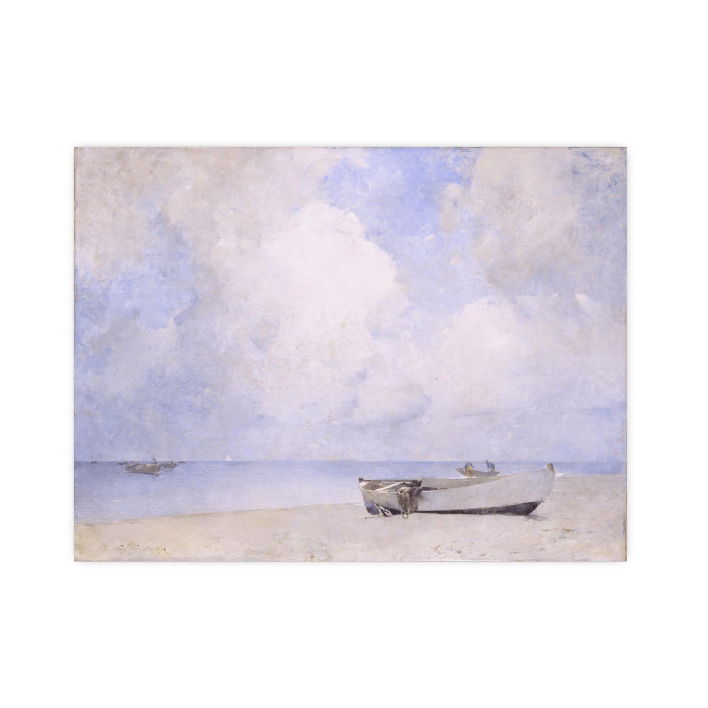 Boat and Cloud Print