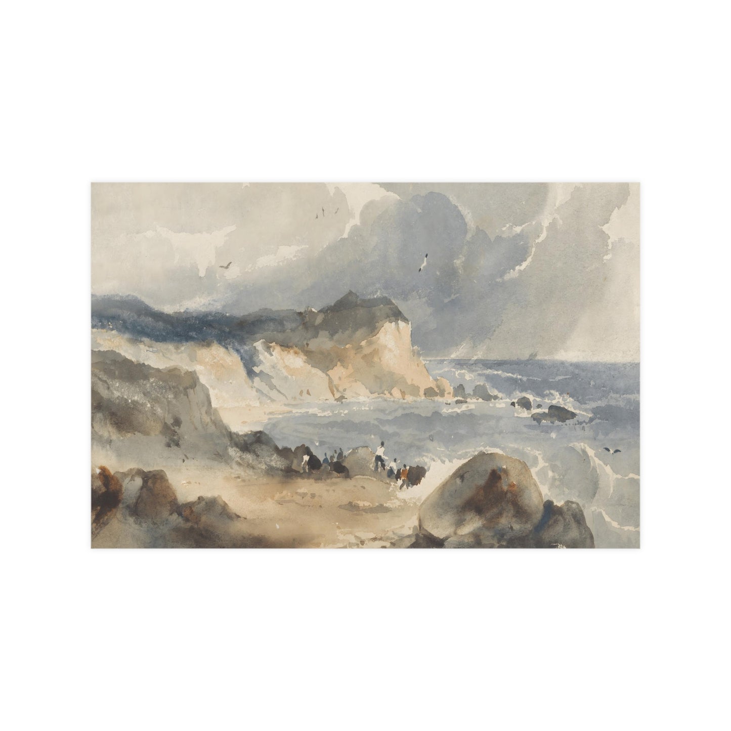 A Coastal Scene Print
