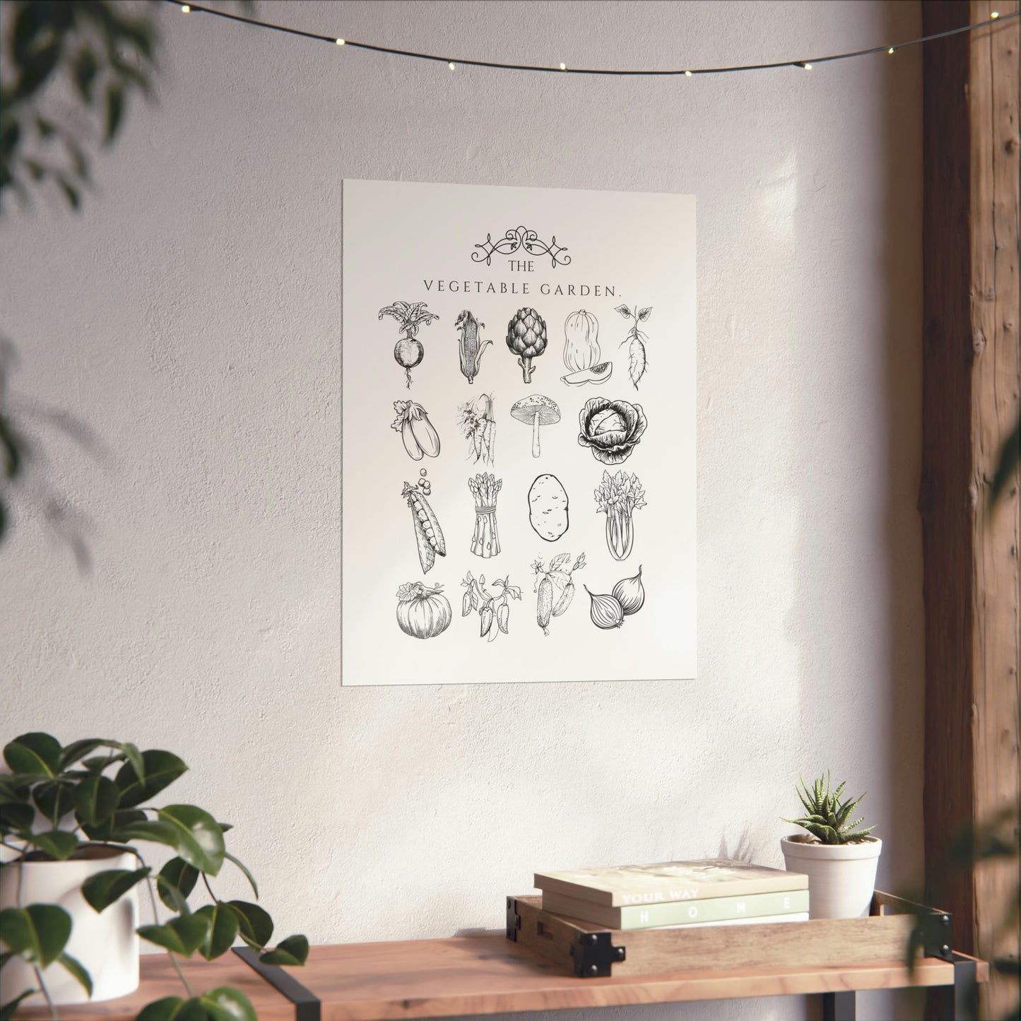 Vegetables Garden Wall Print