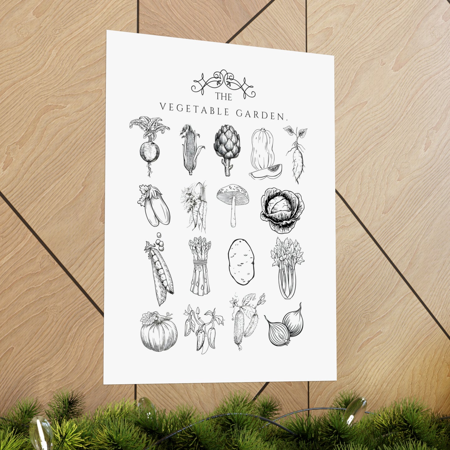 Vegetables Garden Wall Print