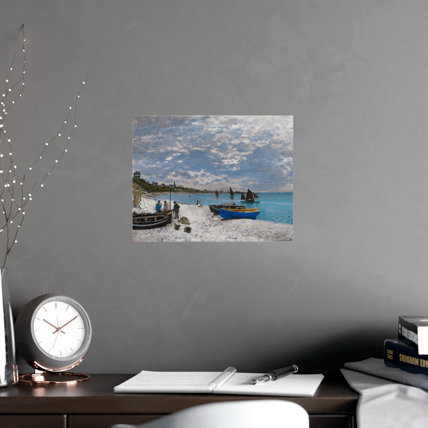 Cloudy Beach at Sainte-Adresse