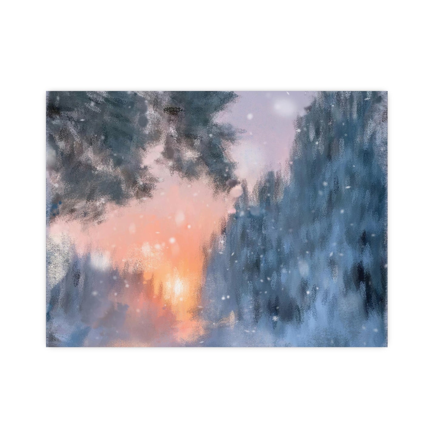 Abstract Winter Art