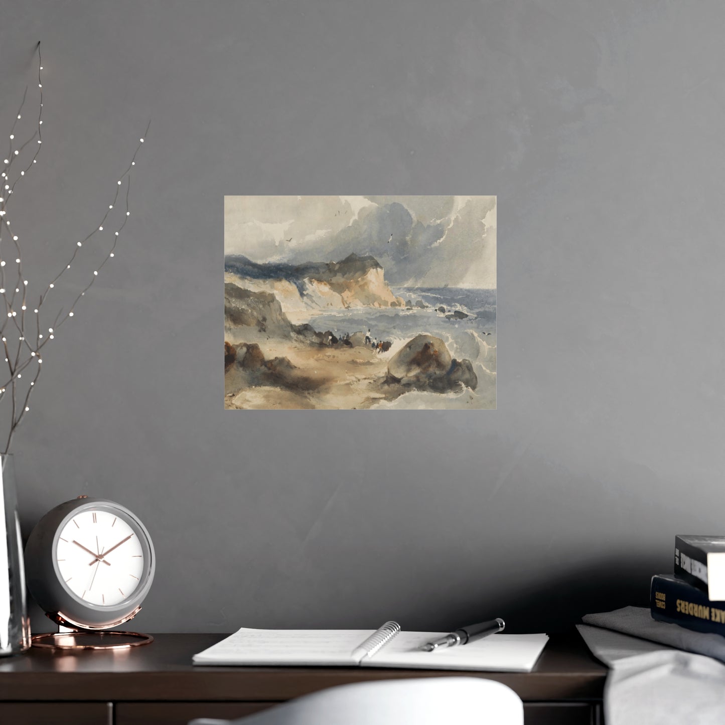 A Coastal Scene Print