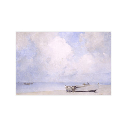 Boat and Cloud Print