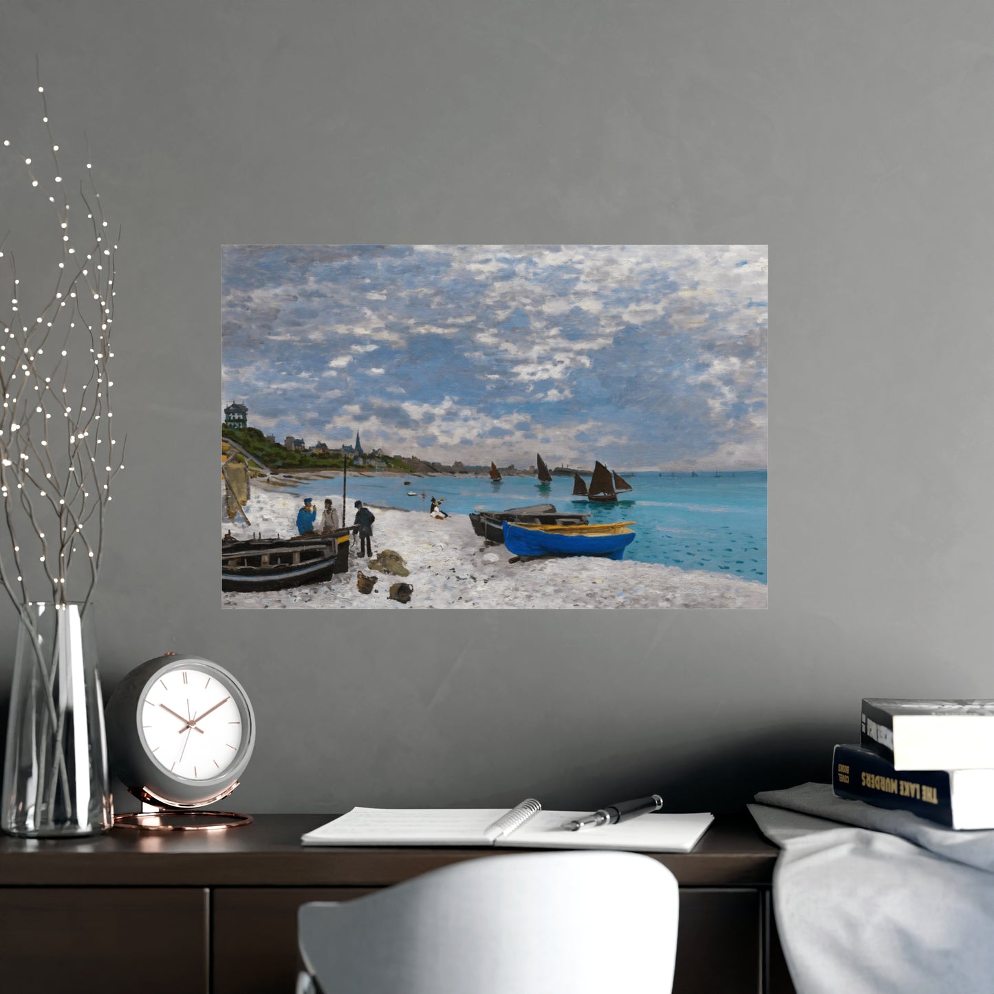 Cloudy Beach at Sainte-Adresse