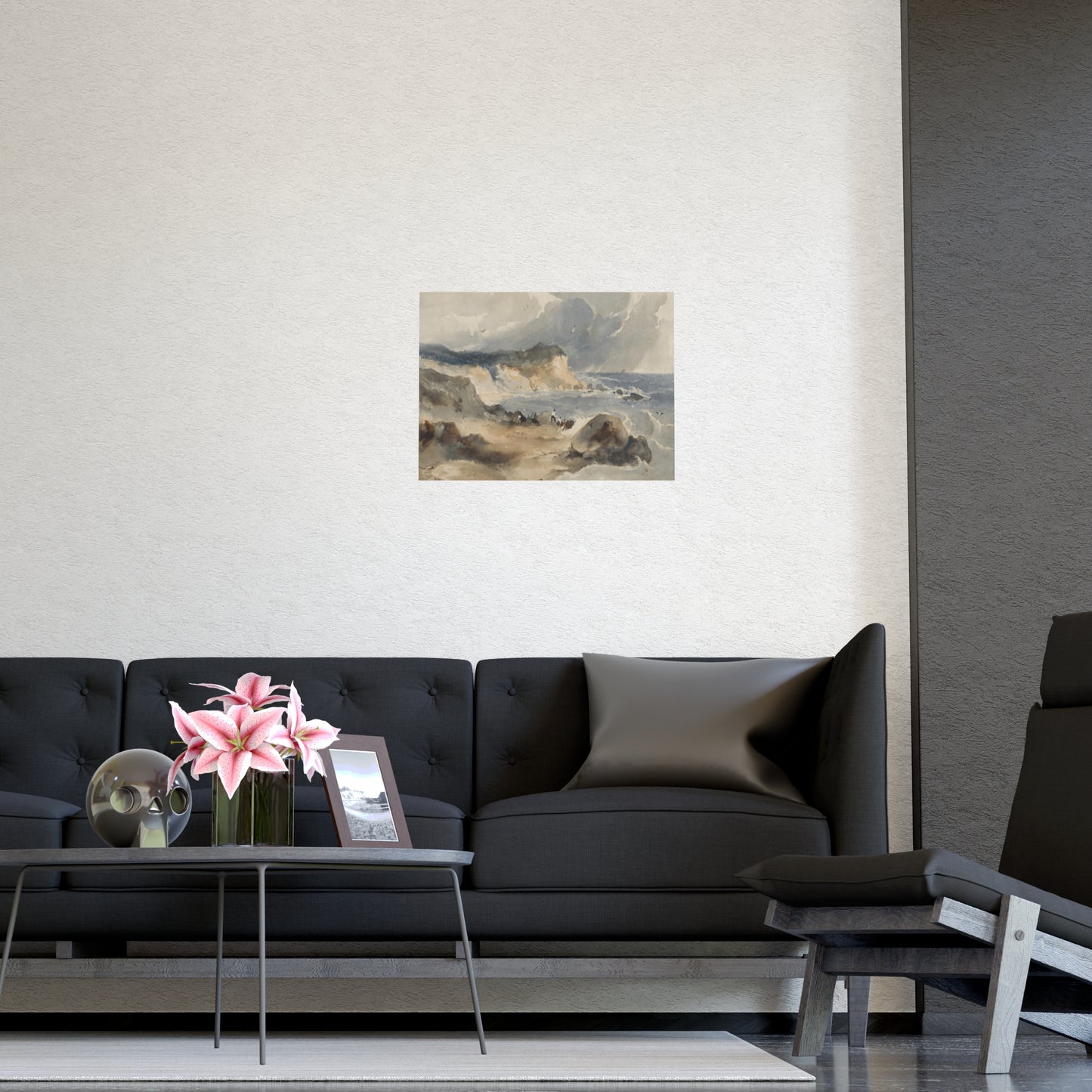 A Coastal Scene Print
