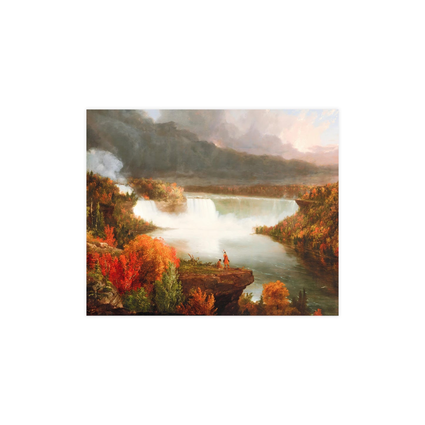 Distant View of Niagara Falls