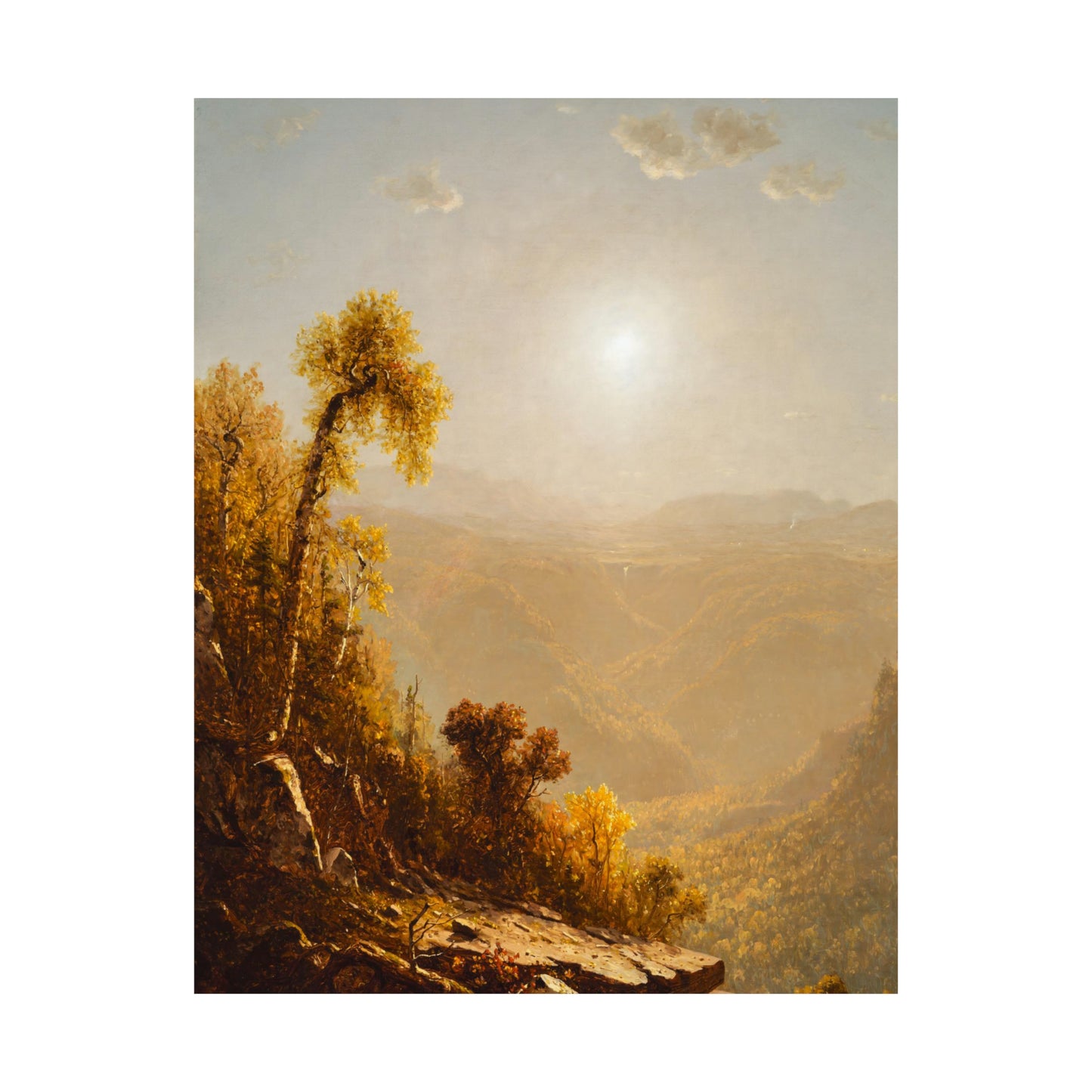 Sunset Autumn View