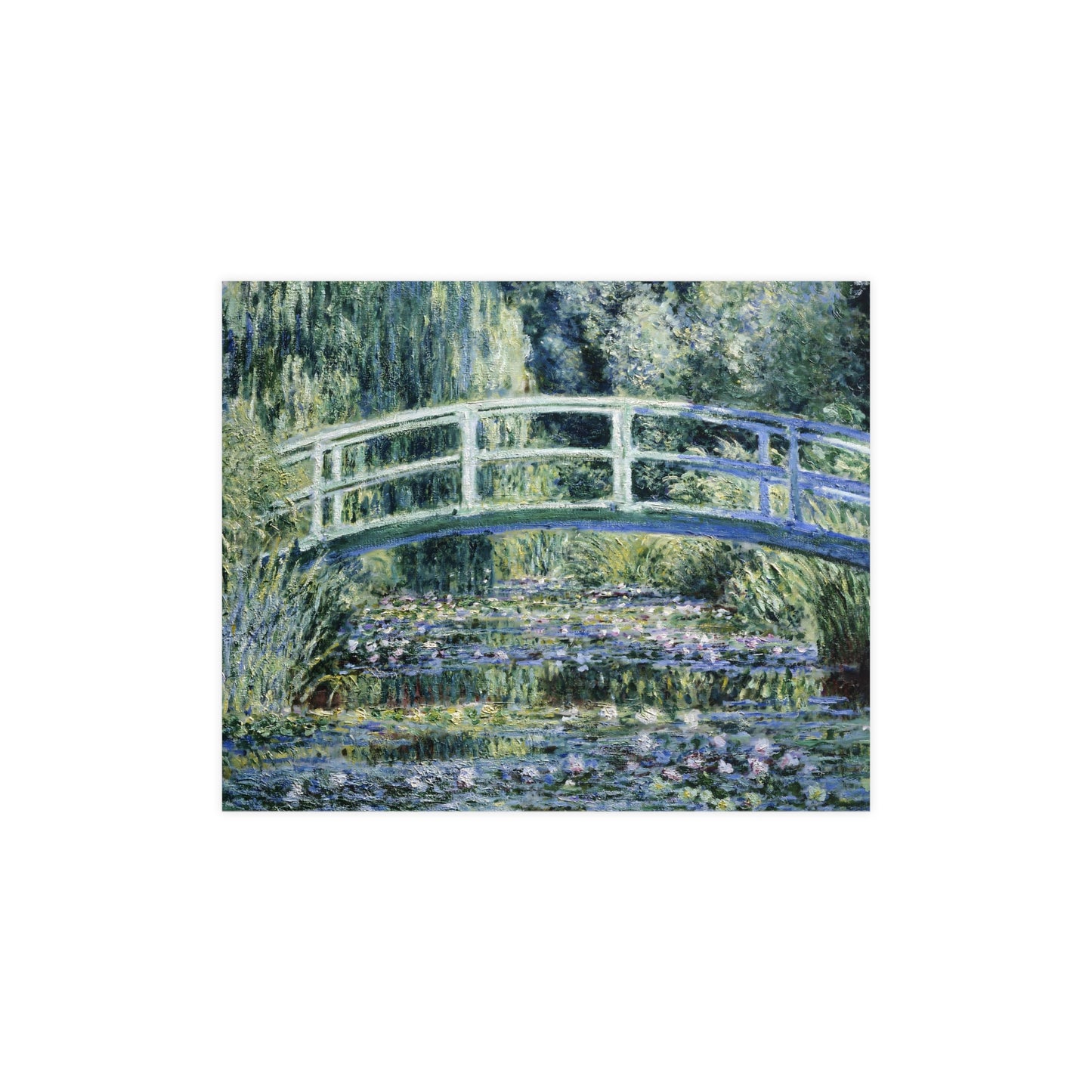 Pond and Footbridge