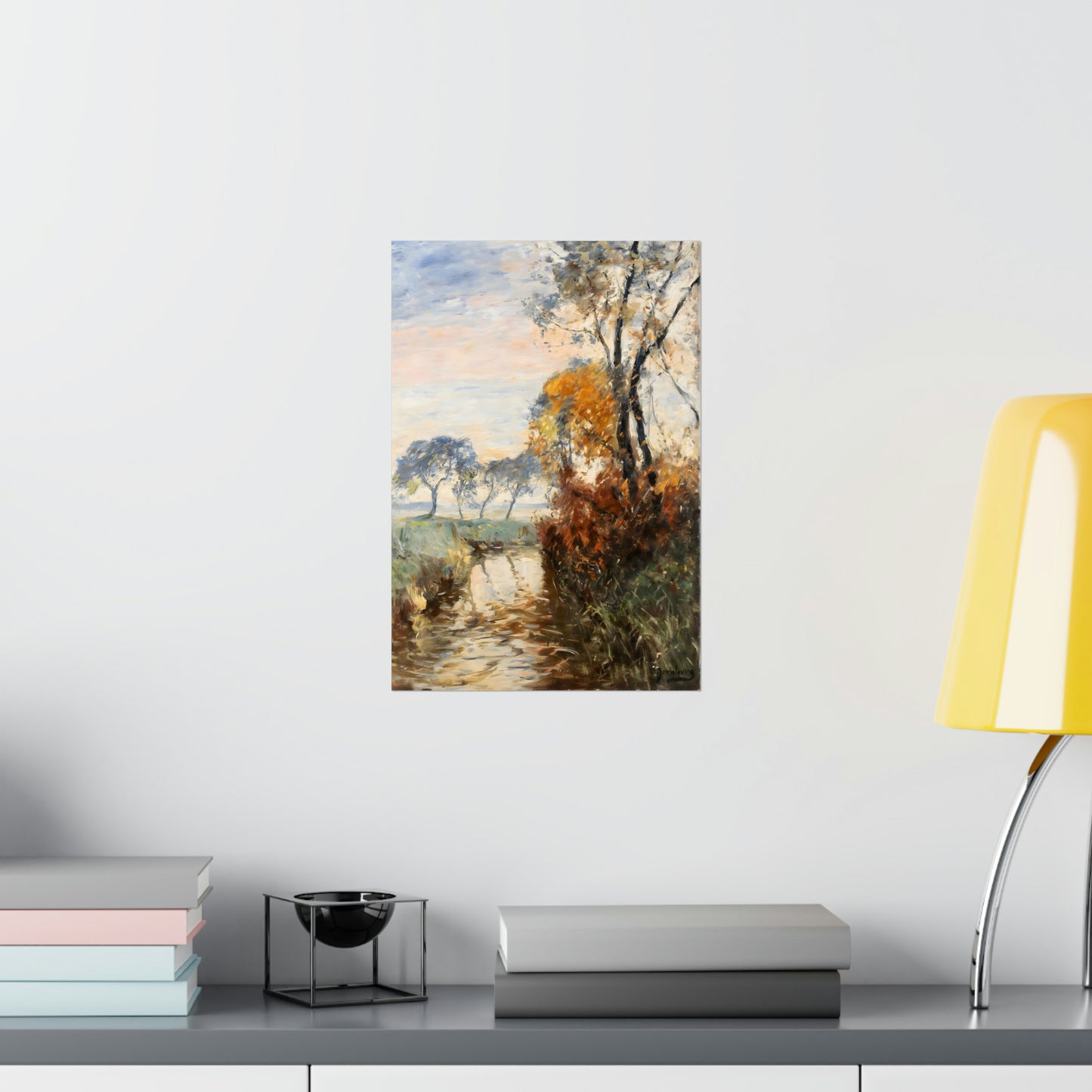 Autumn Landscape With Stream