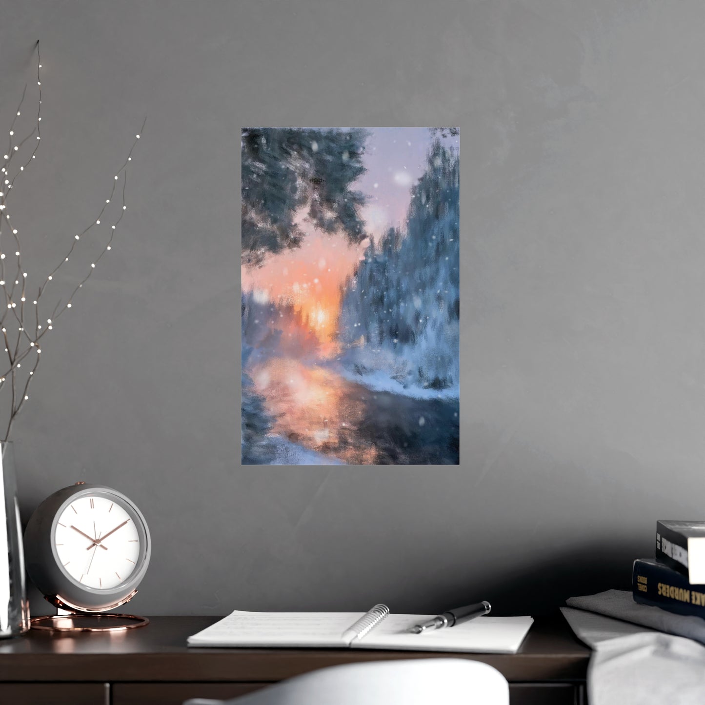 Abstract Winter Art