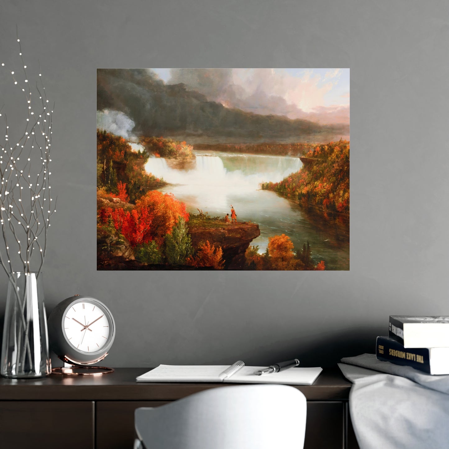 Distant View of Niagara Falls