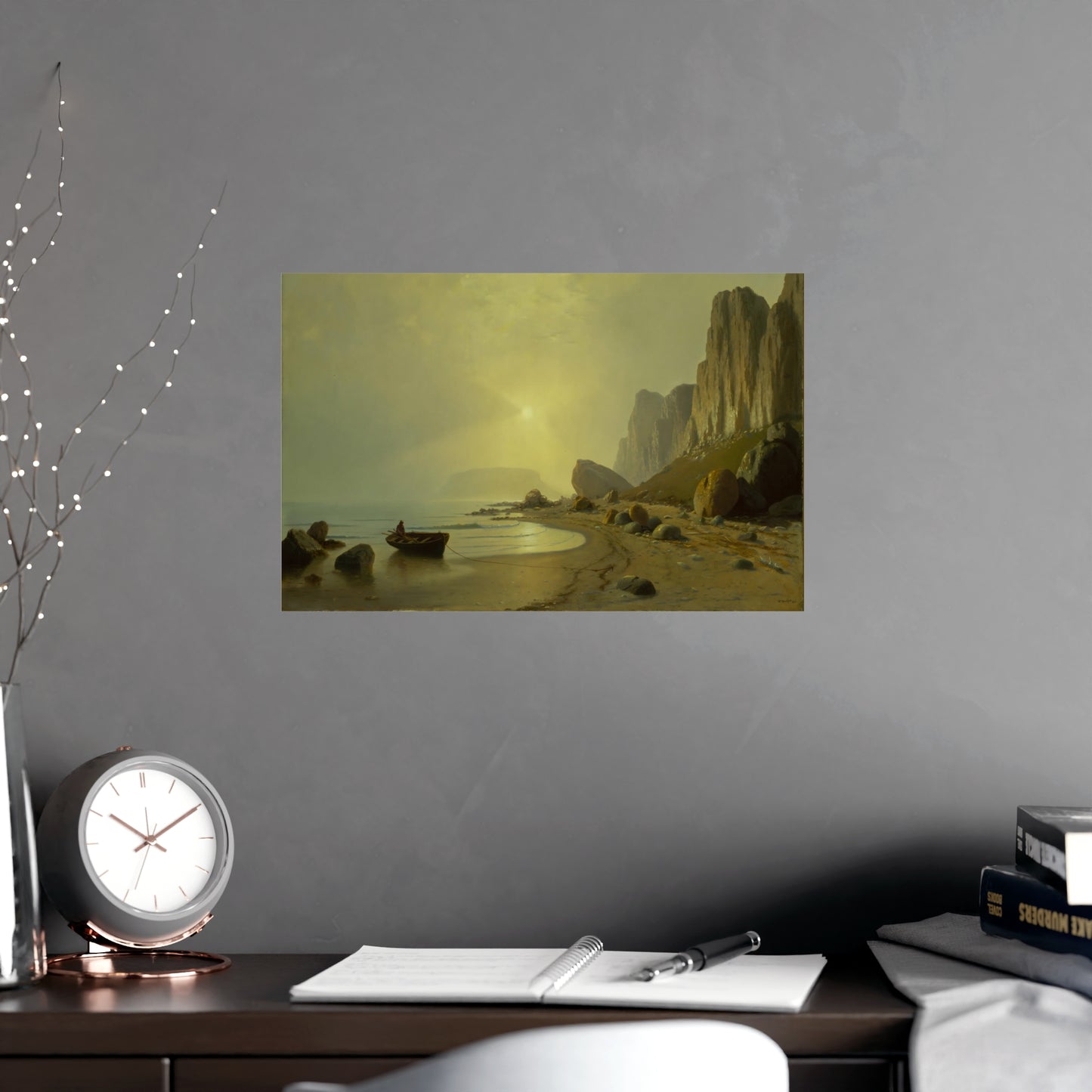 Vintage Coast View Wall Print