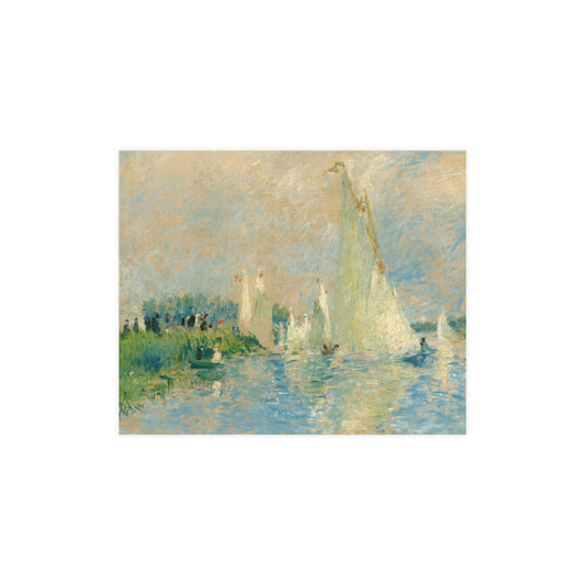 Abstract By The Lake Print