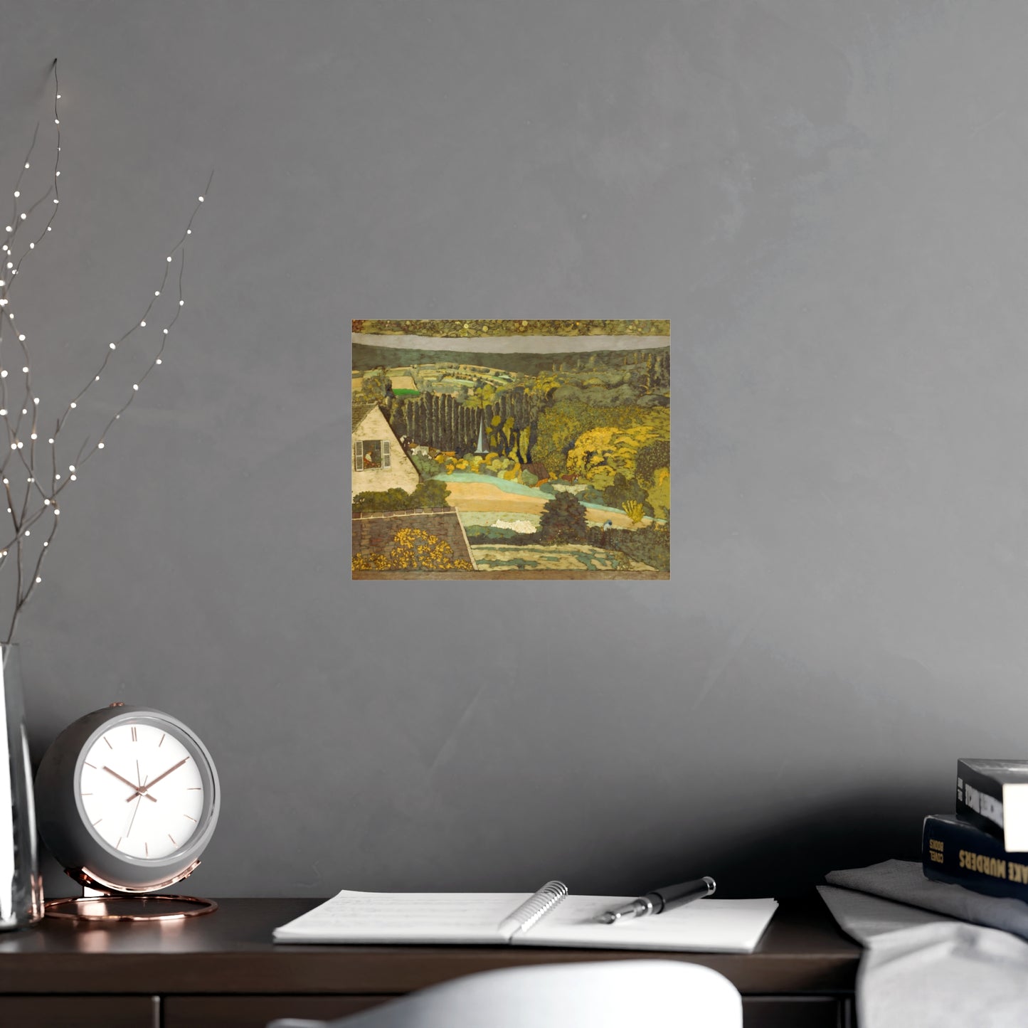 Woods Overlooking Wall Print