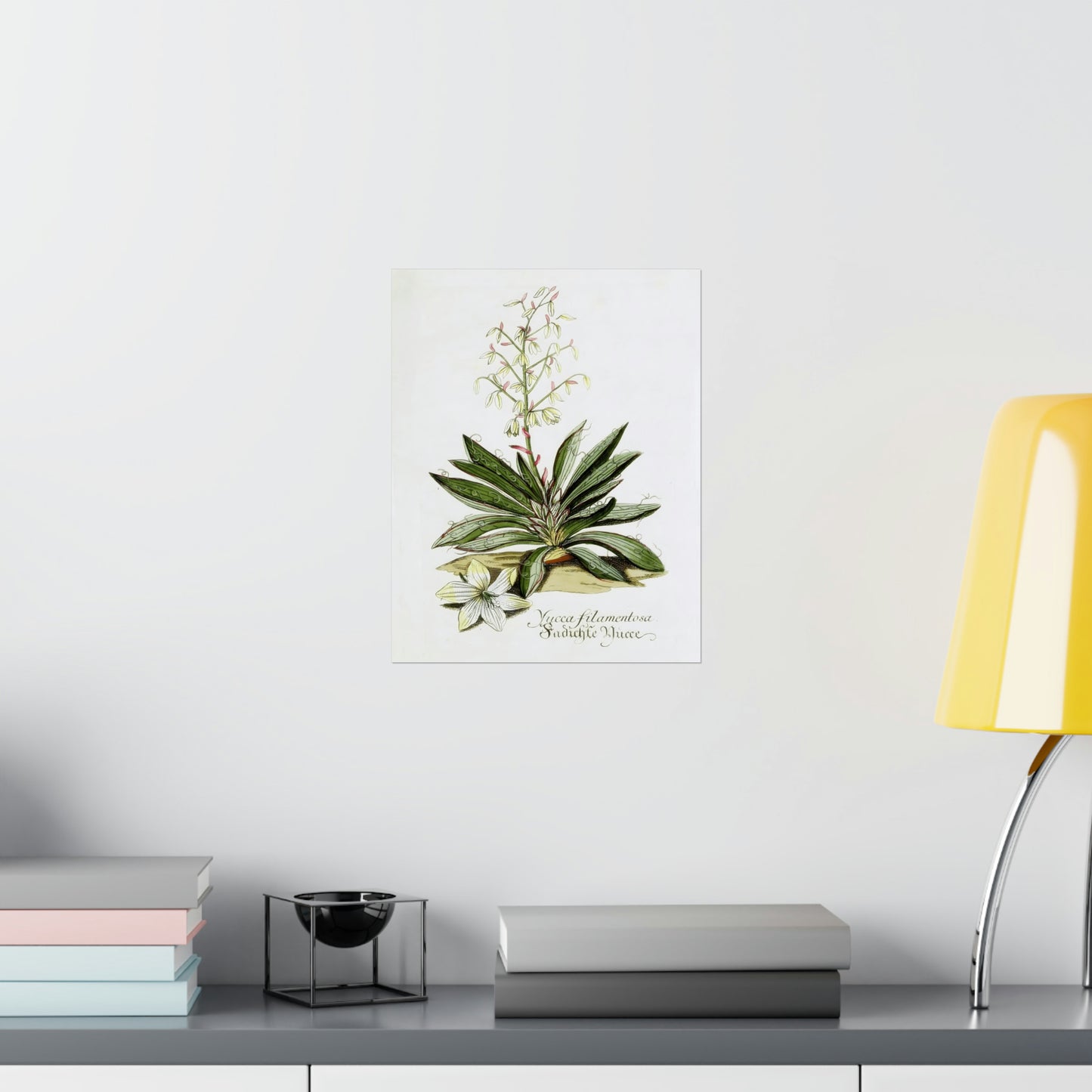 Yucca Filamentosa Flower Wall Print