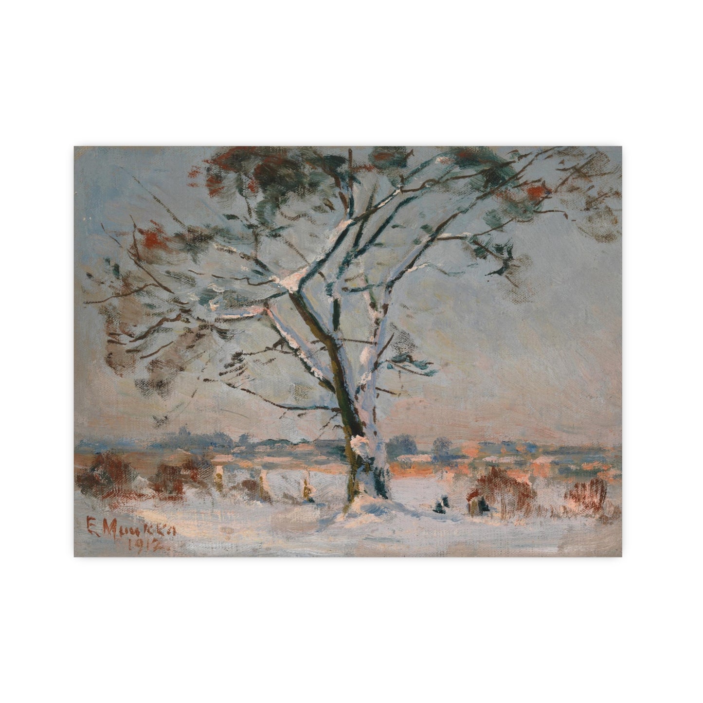 Winter Tree Art