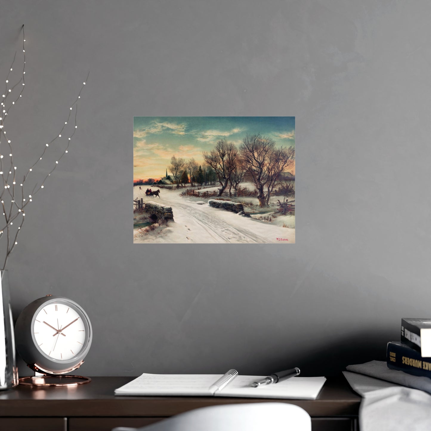 Vertical and Horizontal Matte Posters