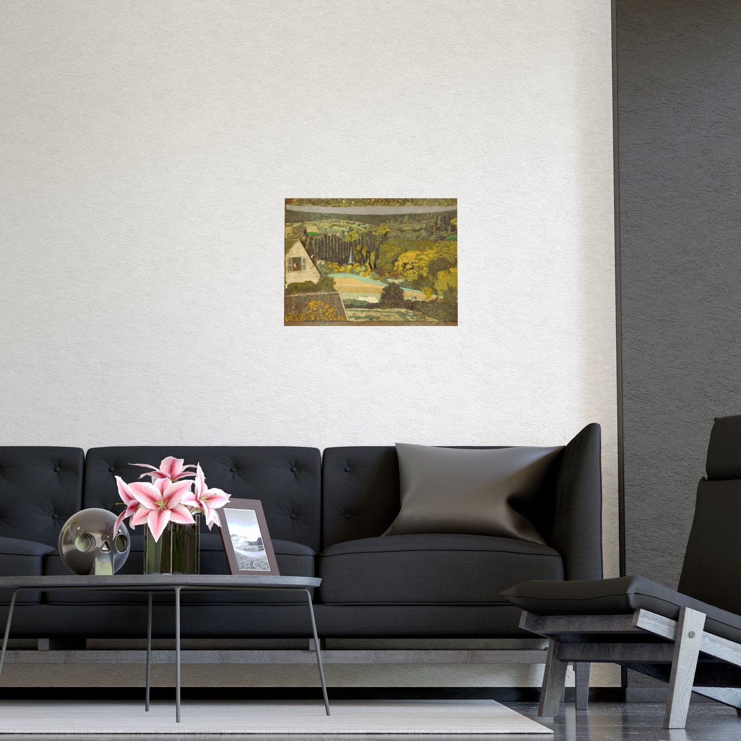 Woods Overlooking Wall Print