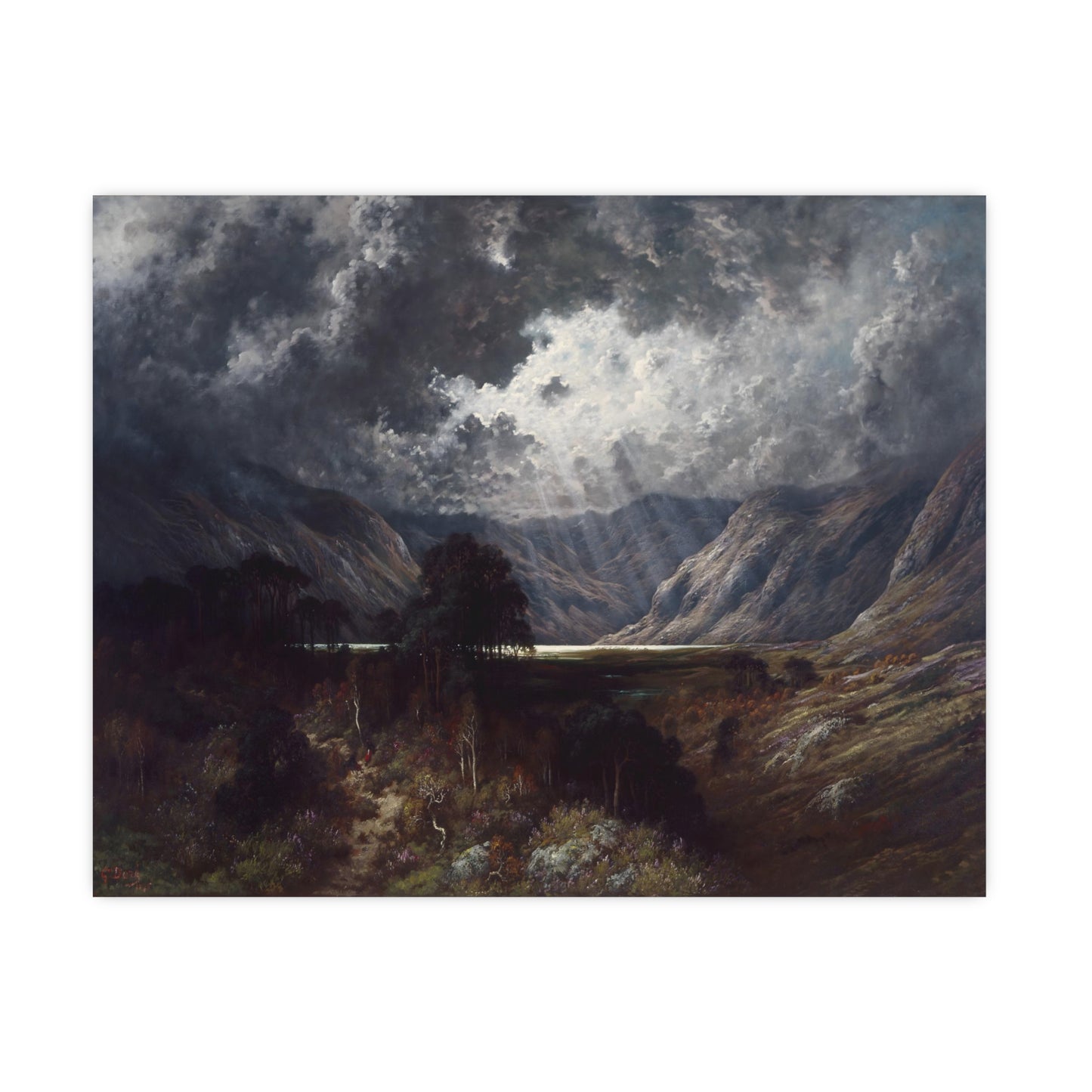 Sunlight in the Mountain