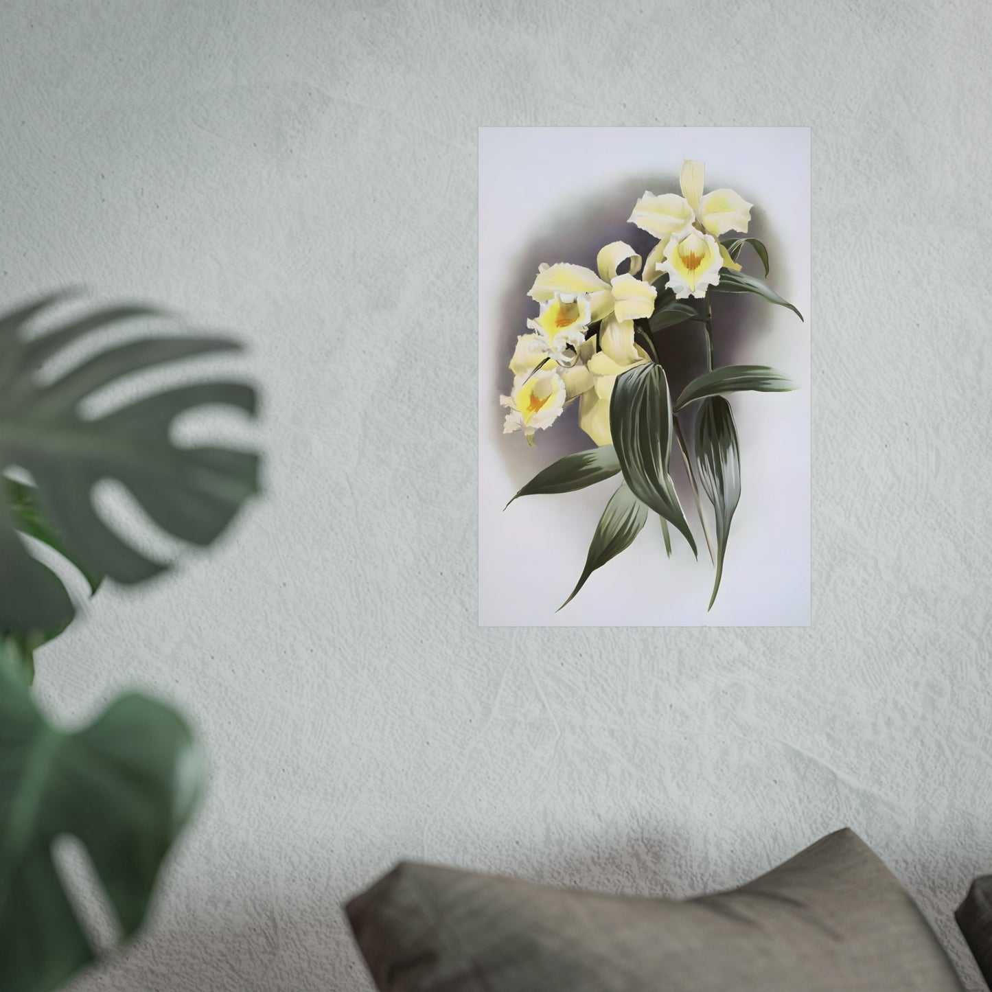 Vintage White Orchids
