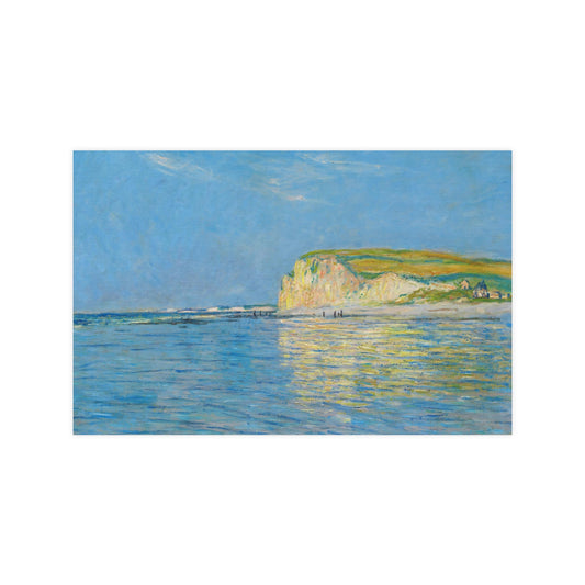 Claude Monet's "Low Tide at Pourville, near Dieppe (1882)  digitally enhanced by Lisa Burningham designs