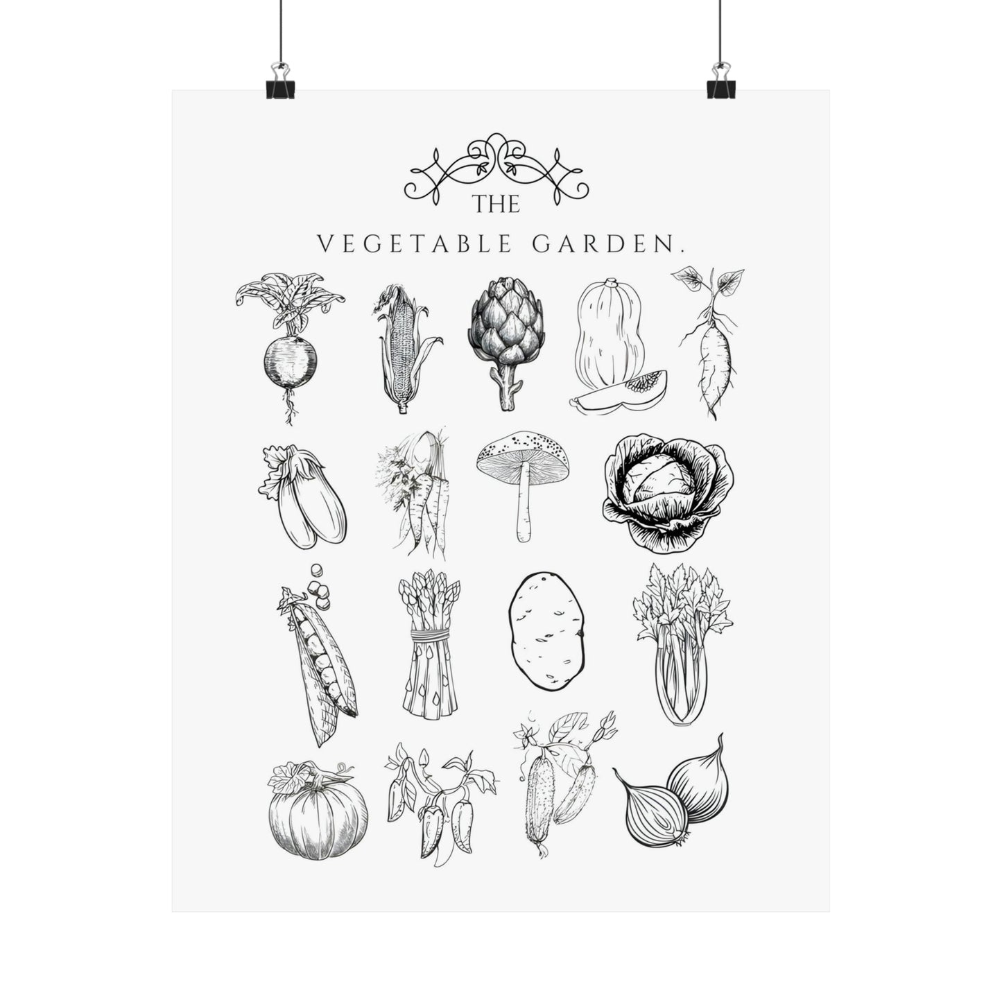 Vegetables Garden Wall Print