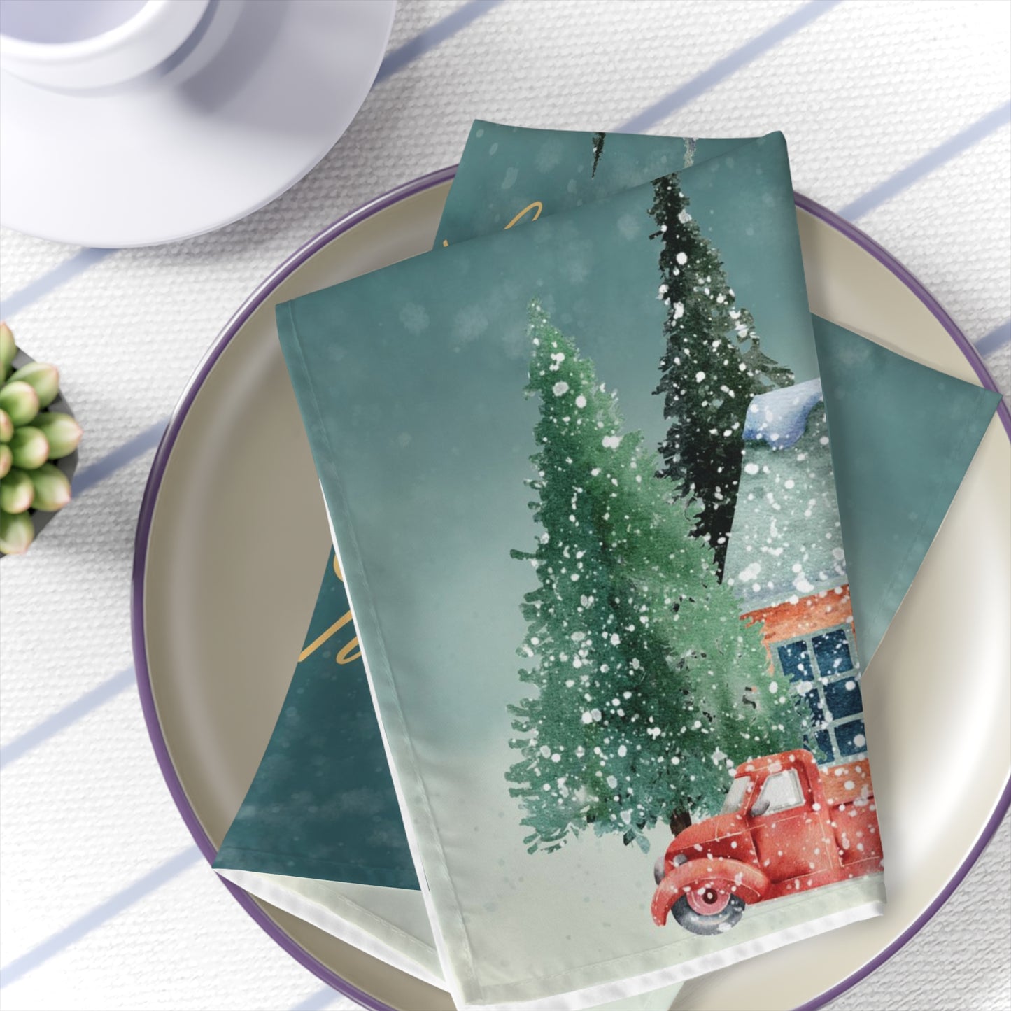 Happy Holiday Napkins