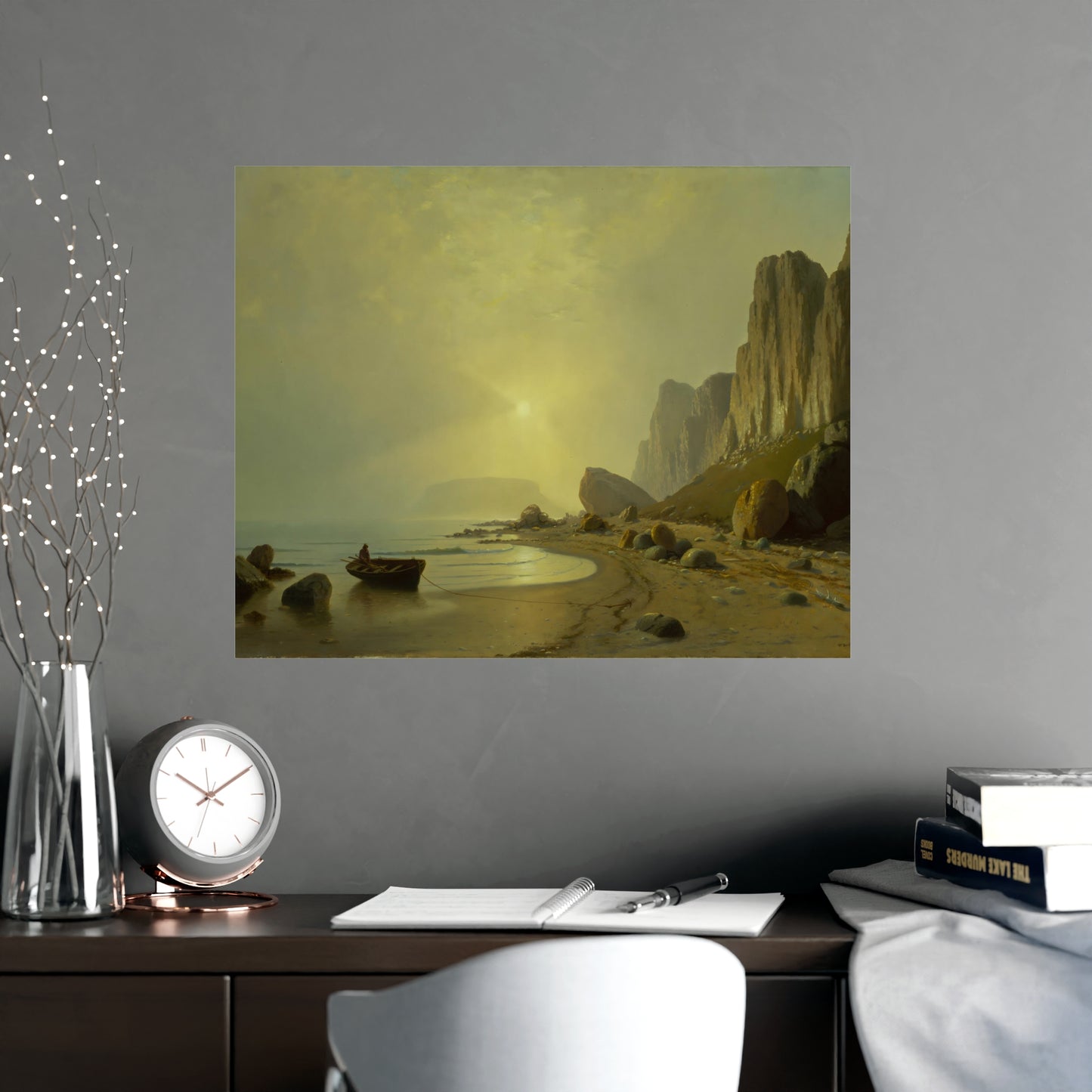 Vintage Coast View Wall Print