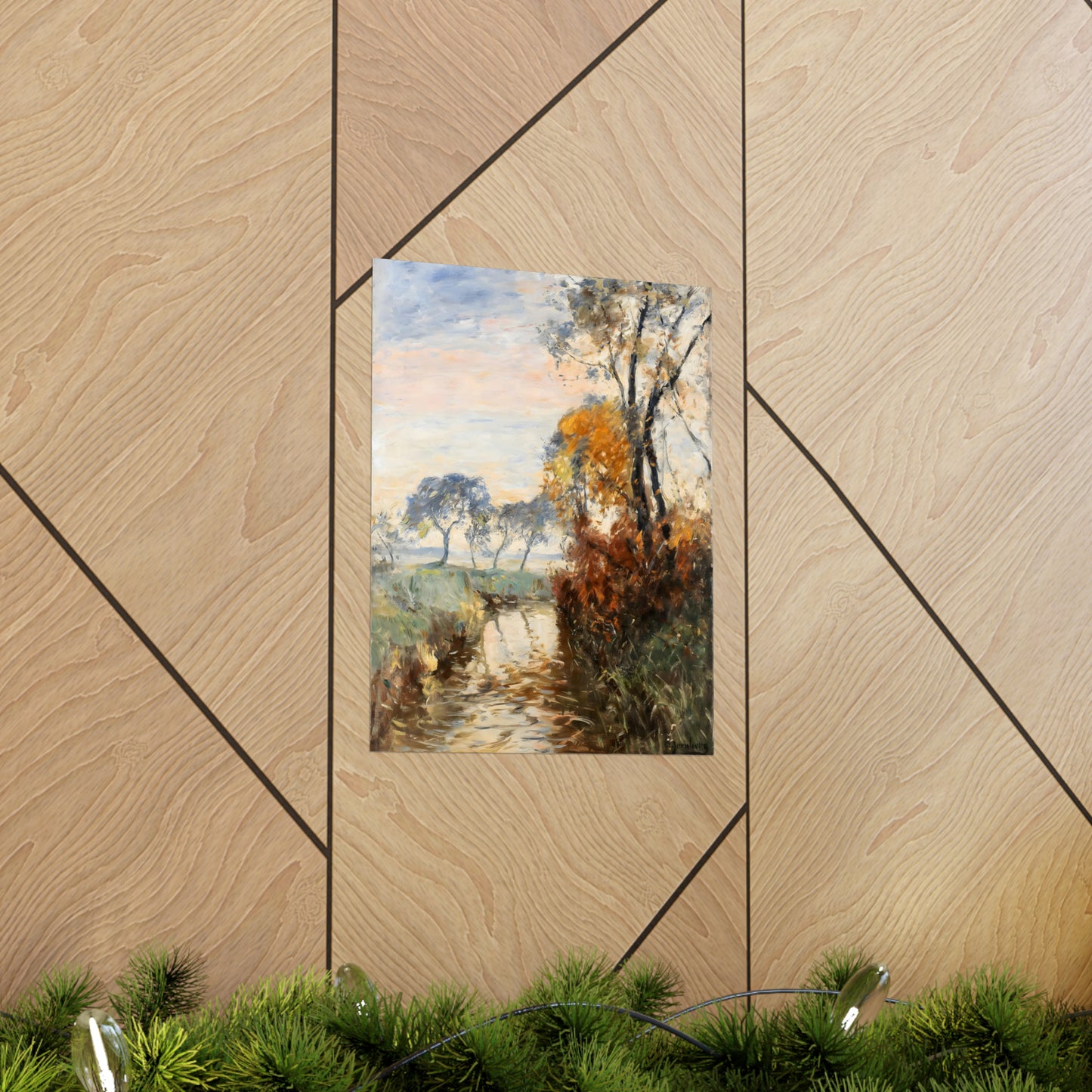 Autumn Landscape With Stream