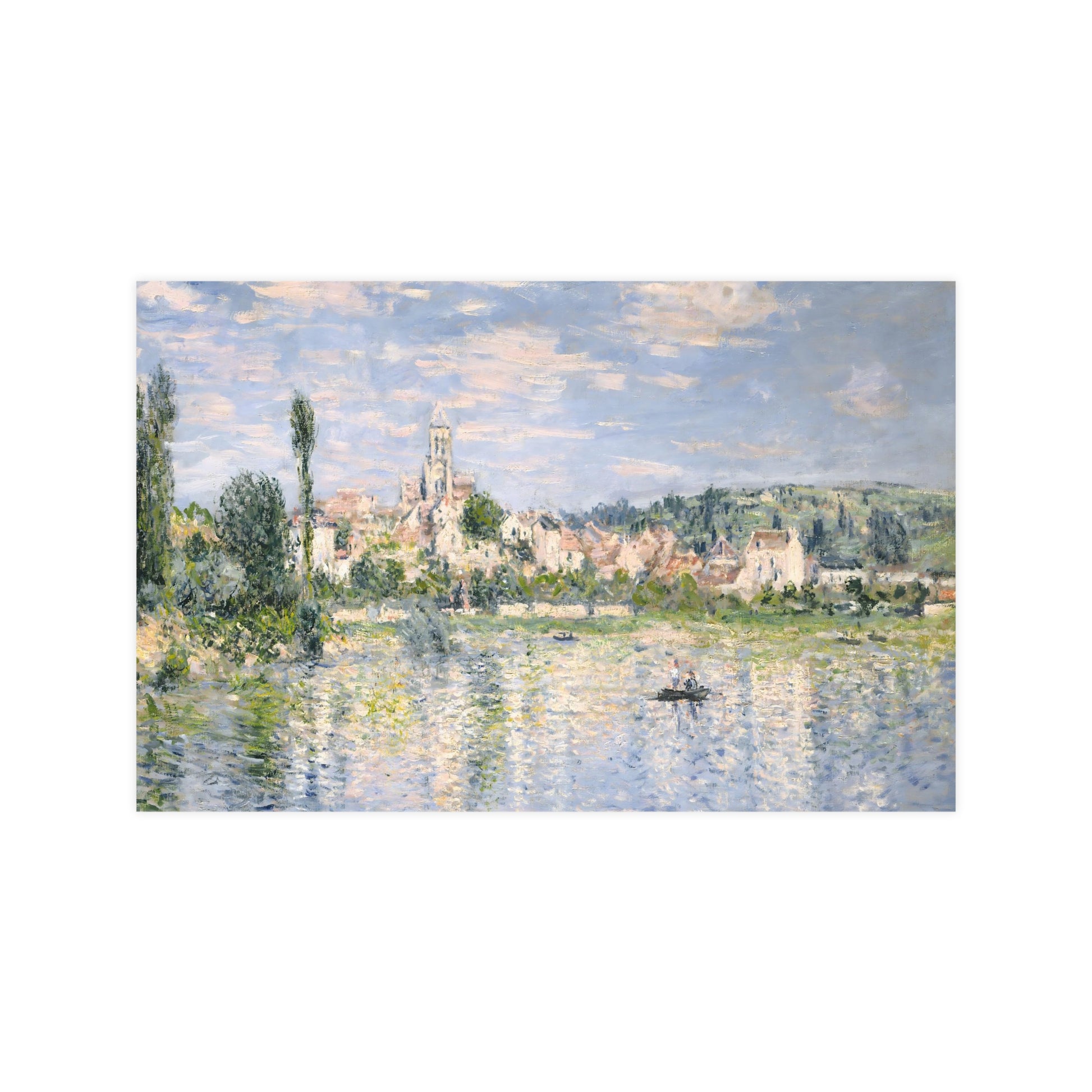 Claude Monet's 'Banks of the Seine, Vétheuil (1880)  digitally enhanced by Lisa Burningham designs