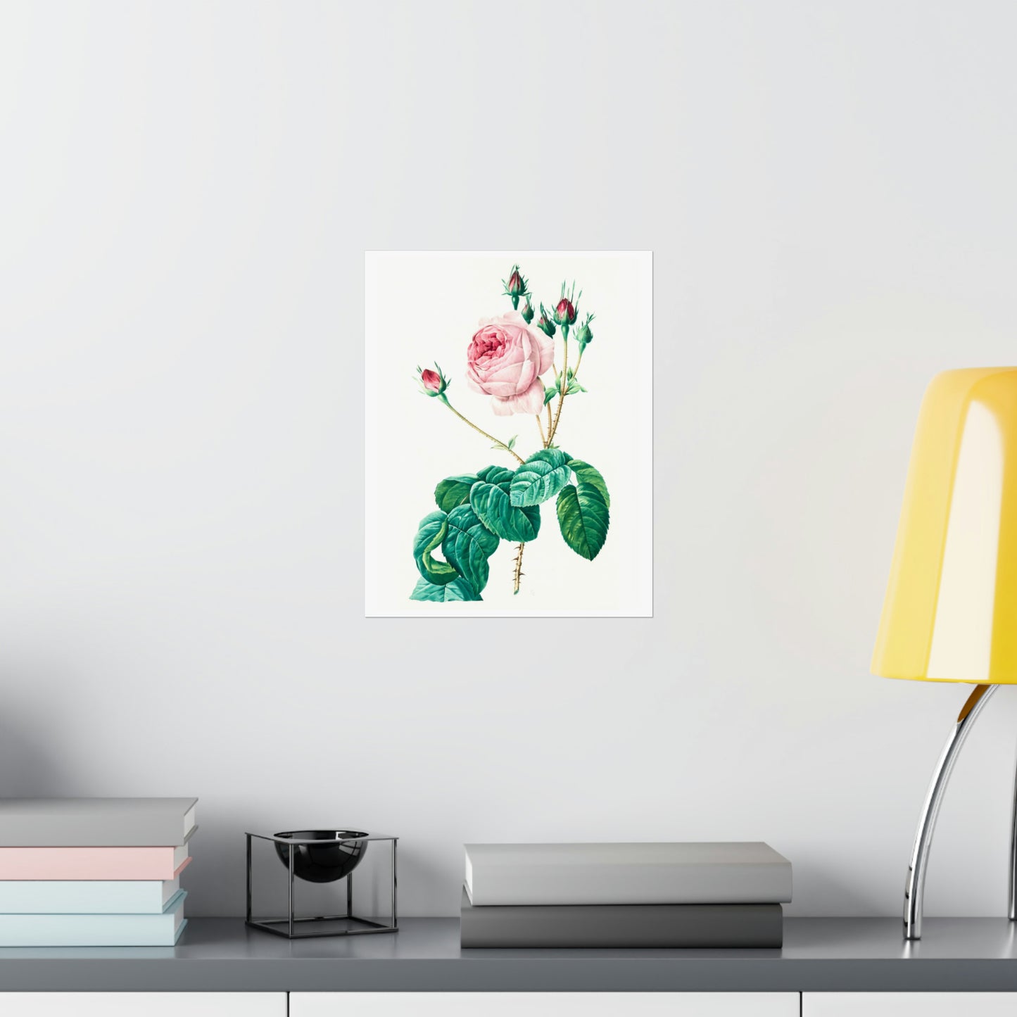 Light Pink Rose with Buds