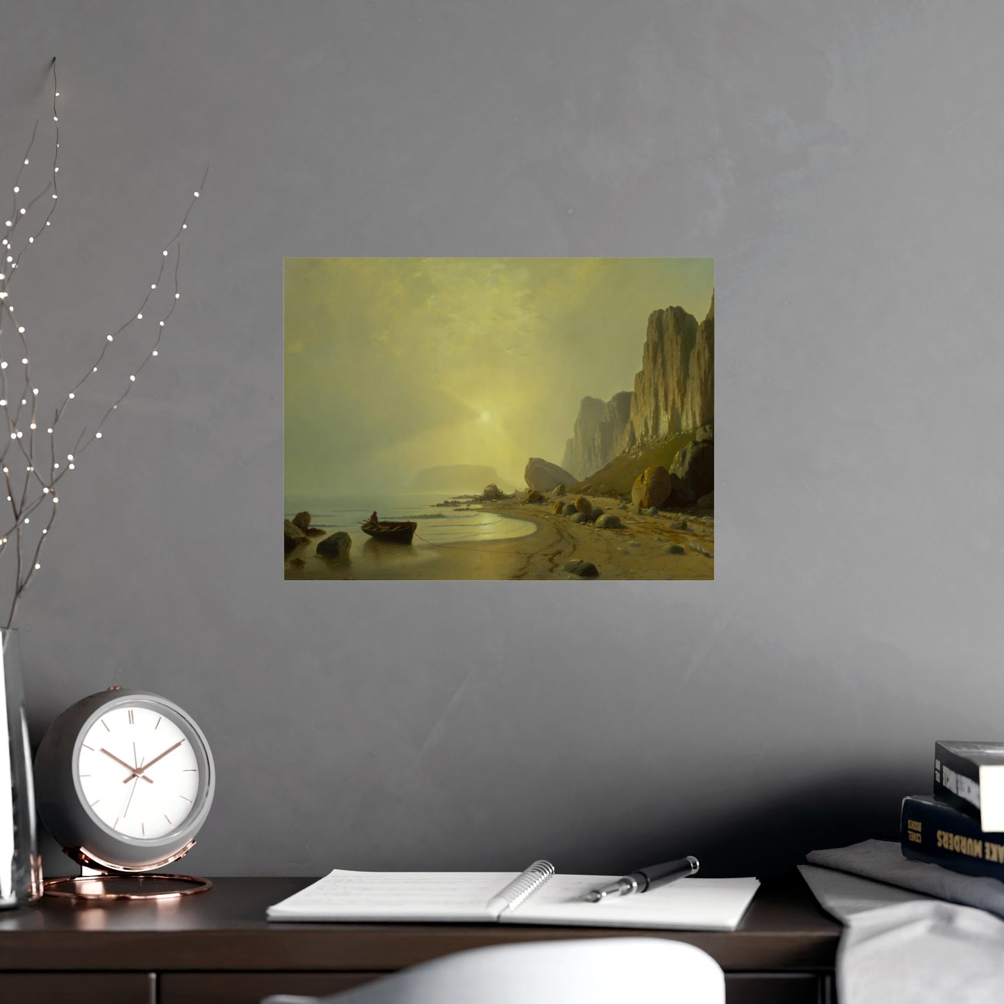 Vintage Coast View Wall Print