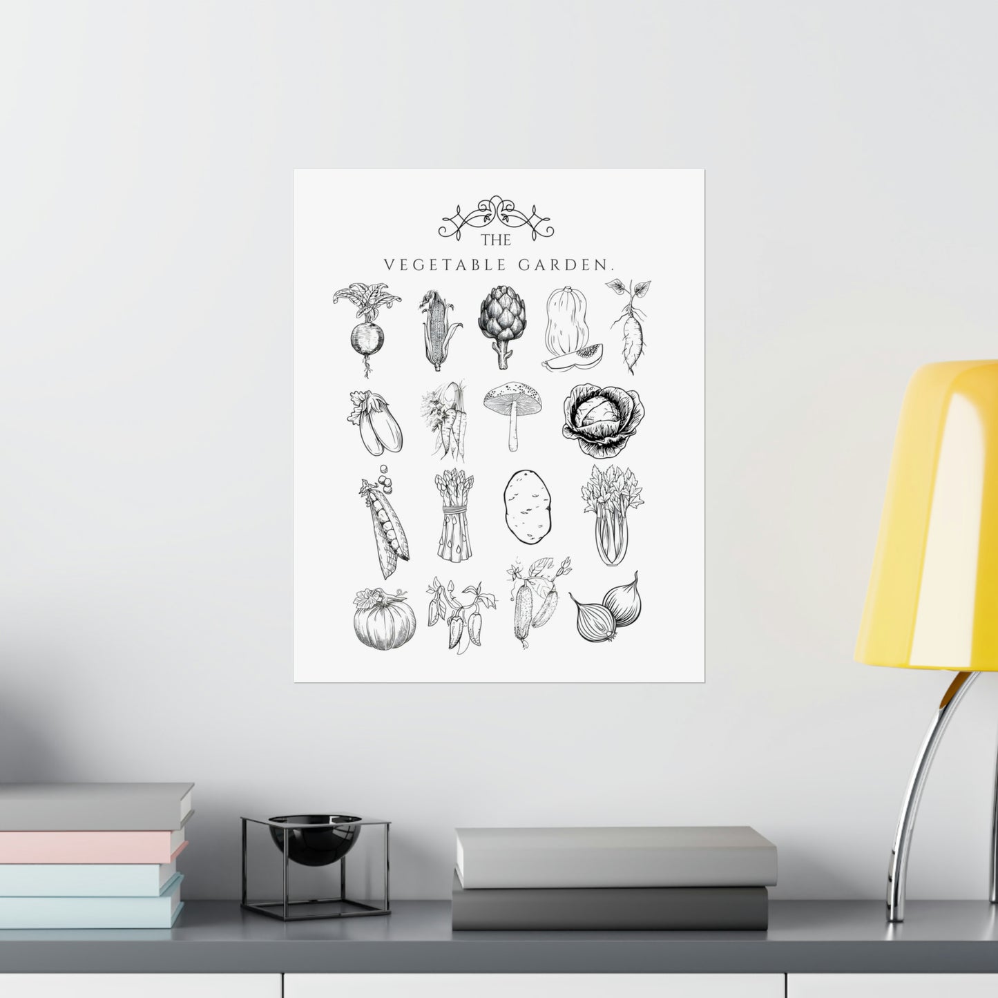 Vegetables Garden Wall Print
