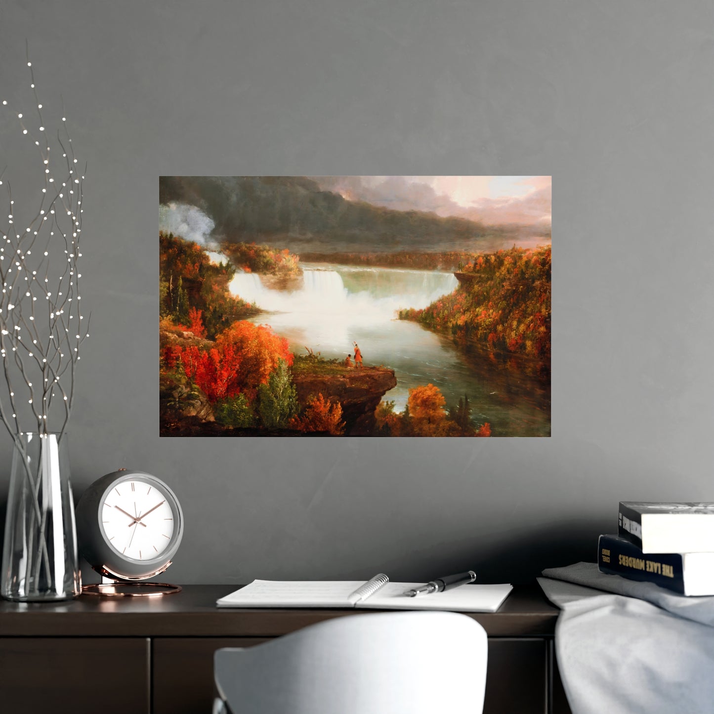 Distant View of Niagara Falls