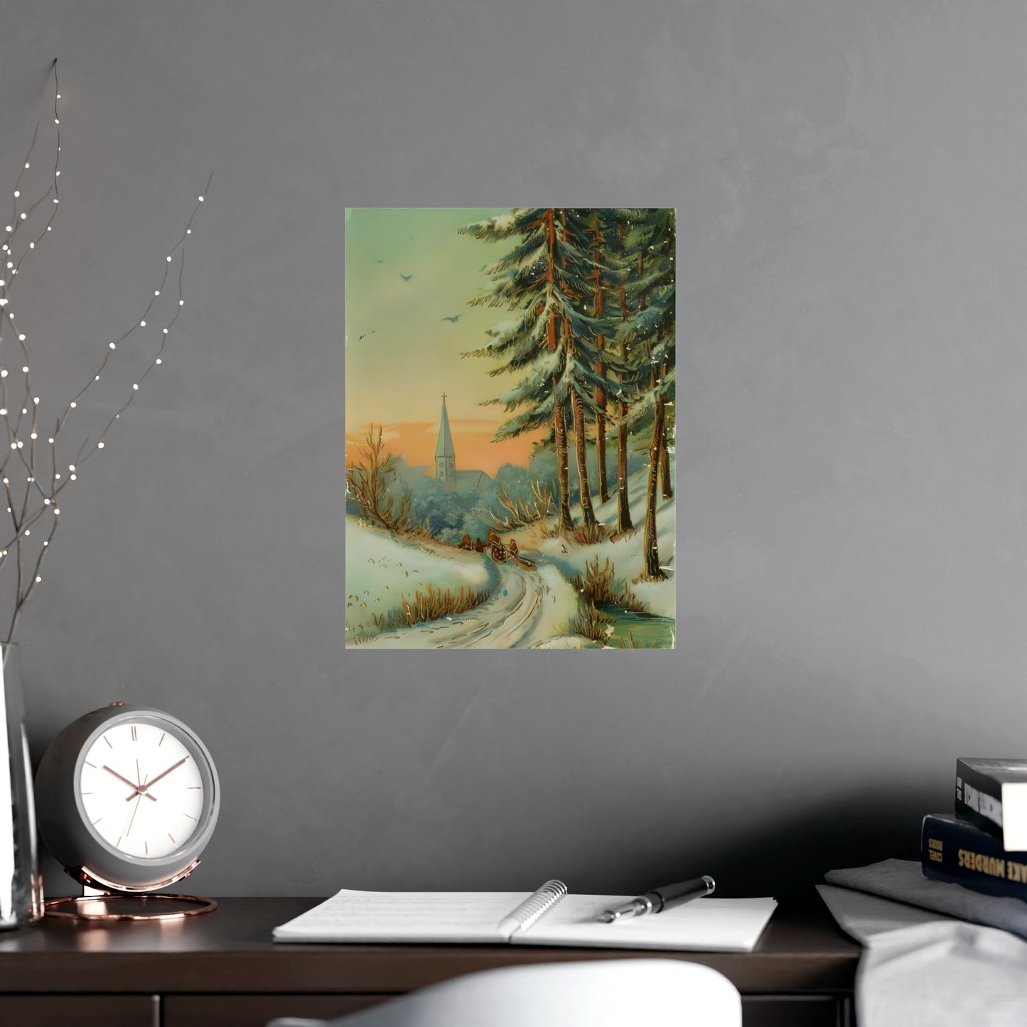 Fir Christmas Pine Tree Wall Prints