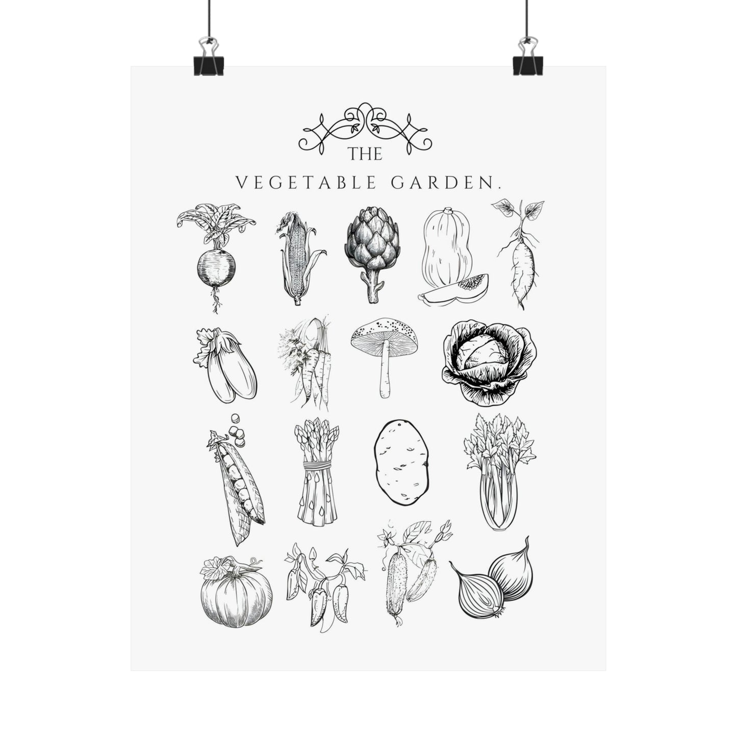 Vegetables Garden Wall Print