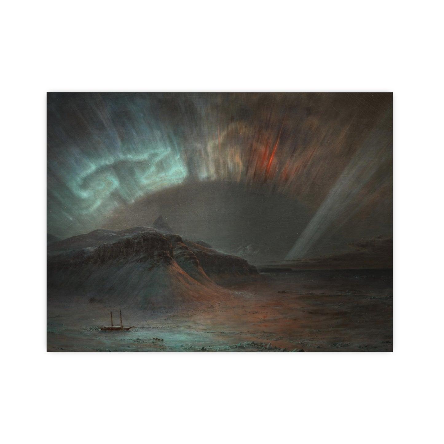 Aurora Borealis Winter Art