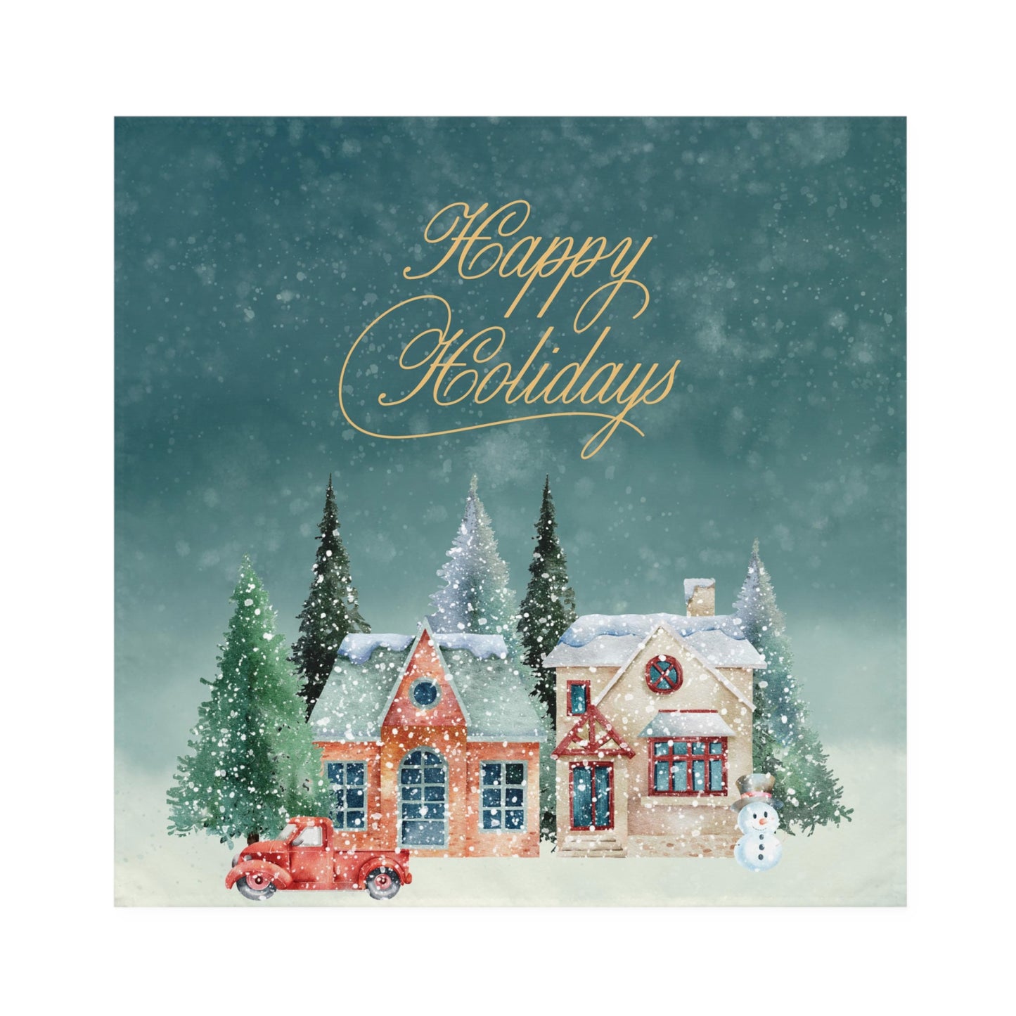 Happy Holiday Napkins