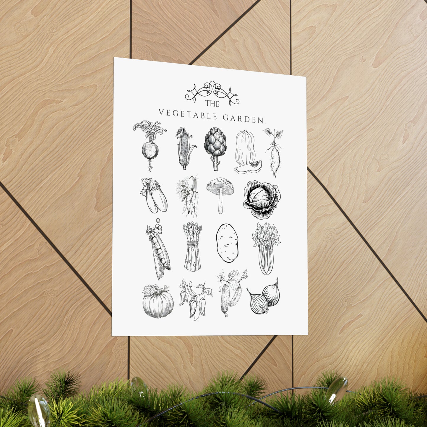 Vegetables Garden Wall Print