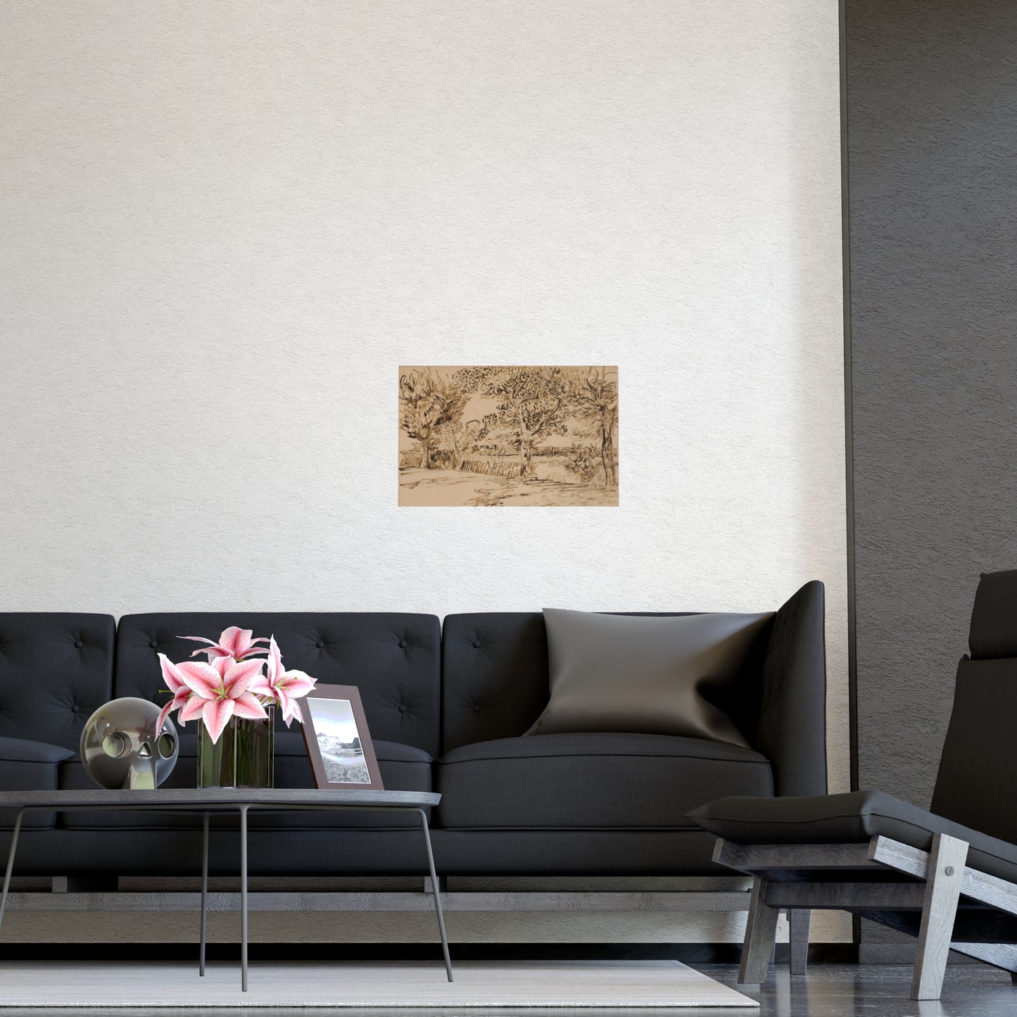 Vintage Arles Landscape Wall Prints