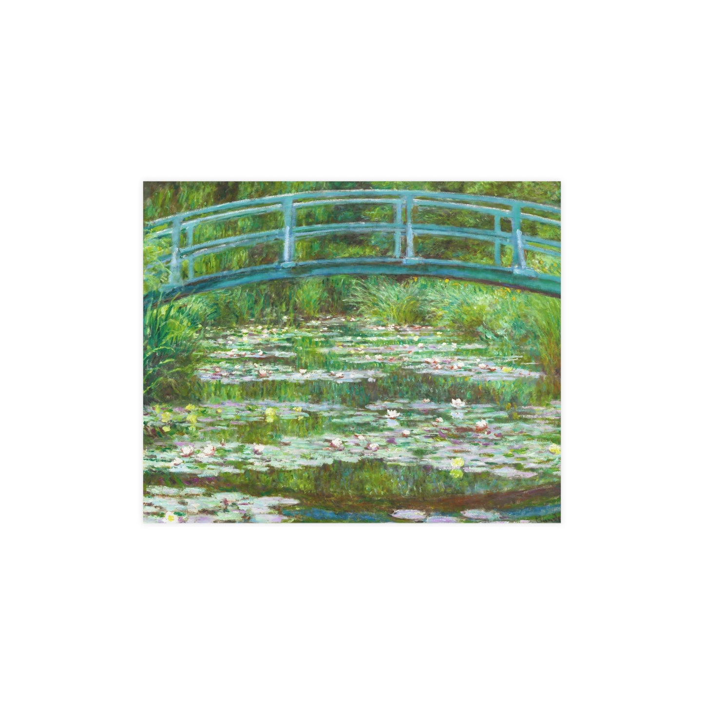 Water Lilies and Japanese Bridge