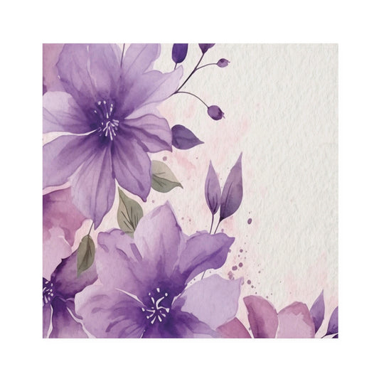 Purple Petals Napkins
