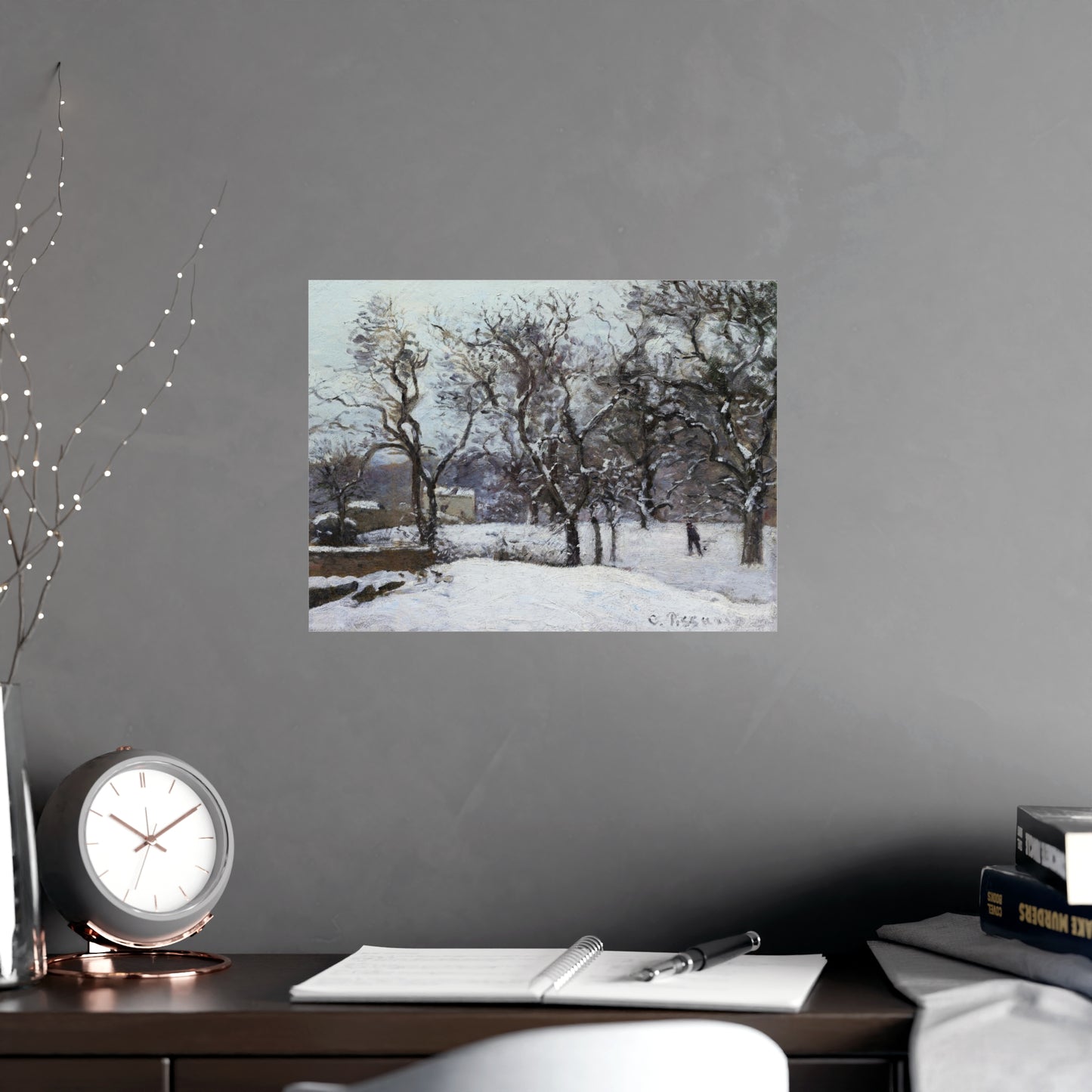Snow at Louveciennes