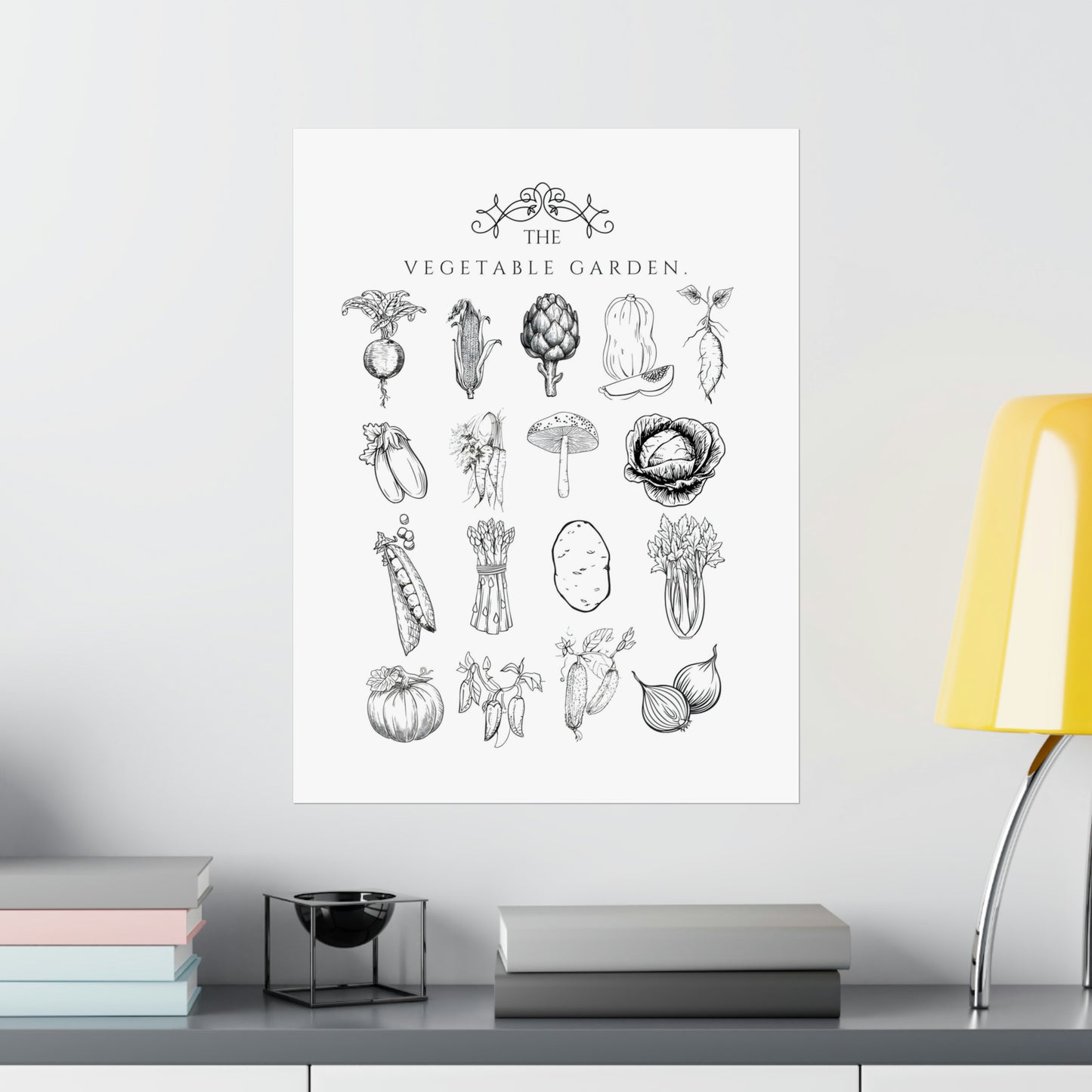 Vegetables Garden Wall Print