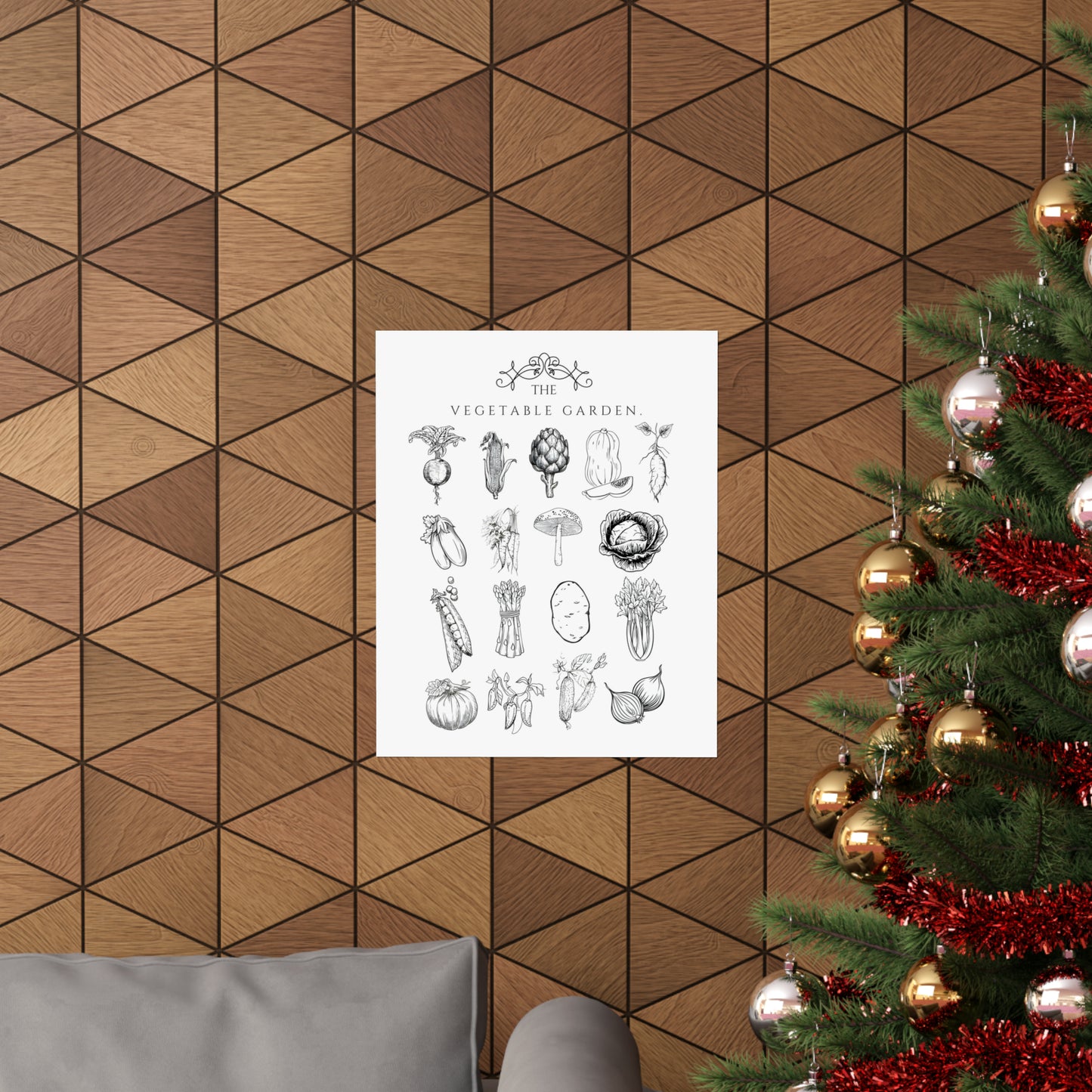 Vegetables Garden Wall Print
