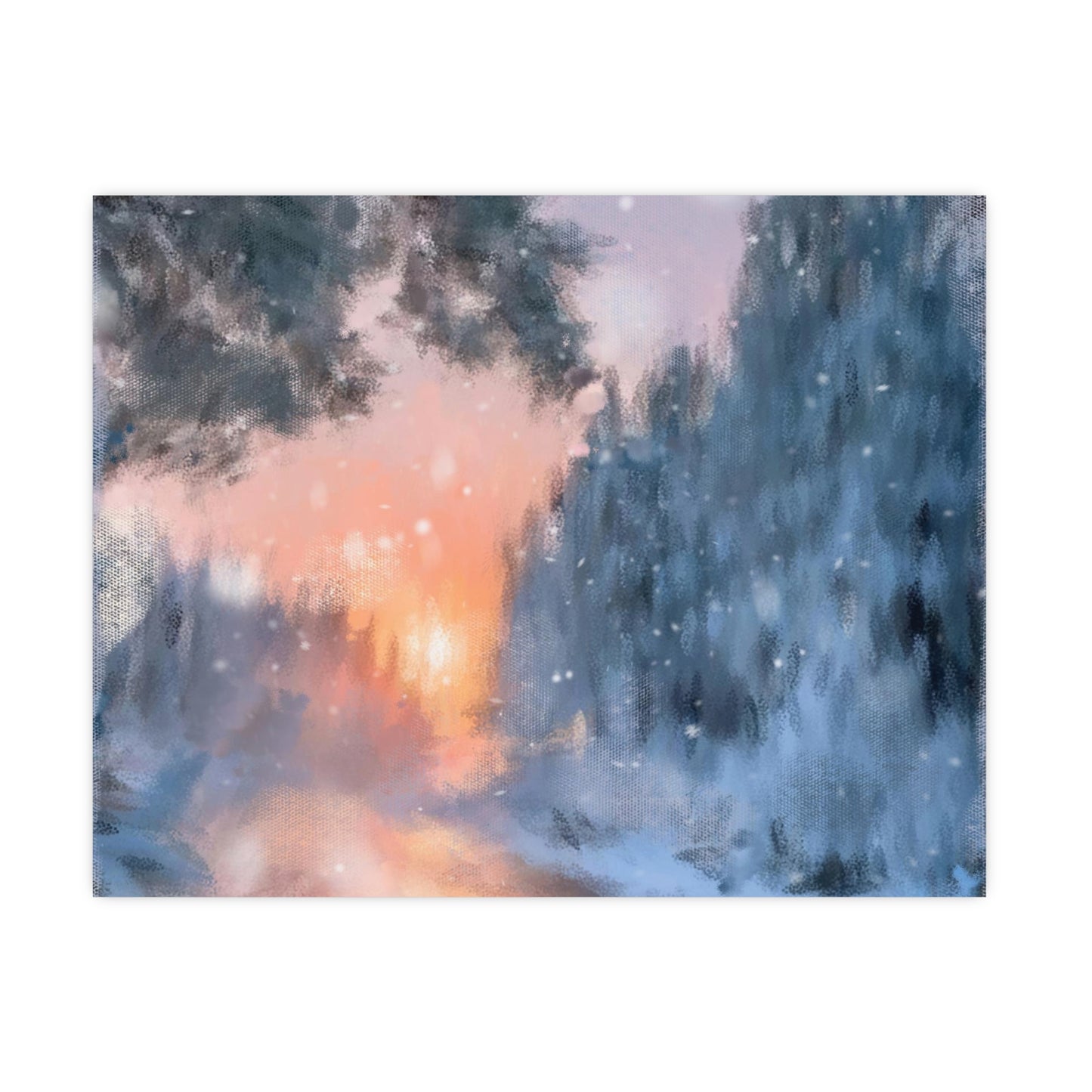 Abstract Winter Art