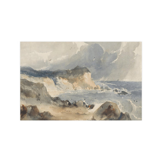 A Coastal Scene Print