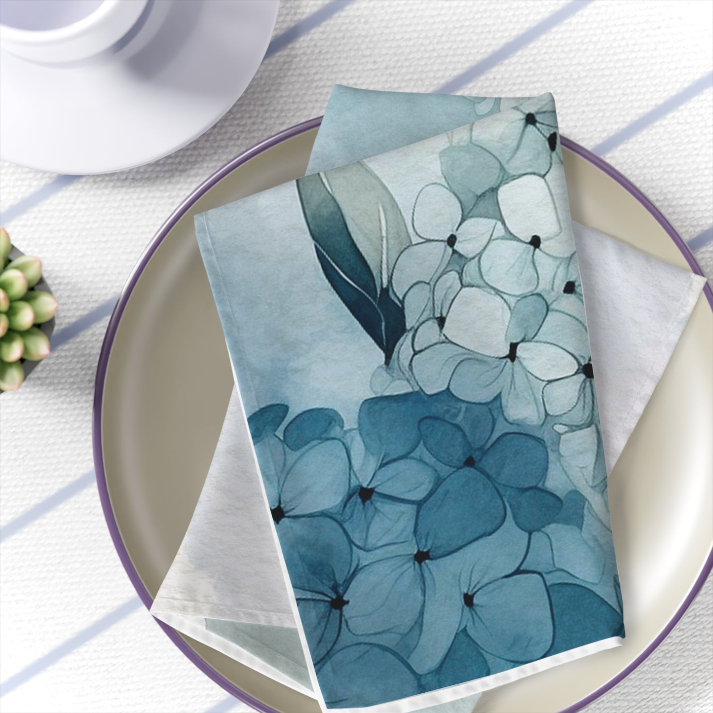 Hydrangea Floral Napkins